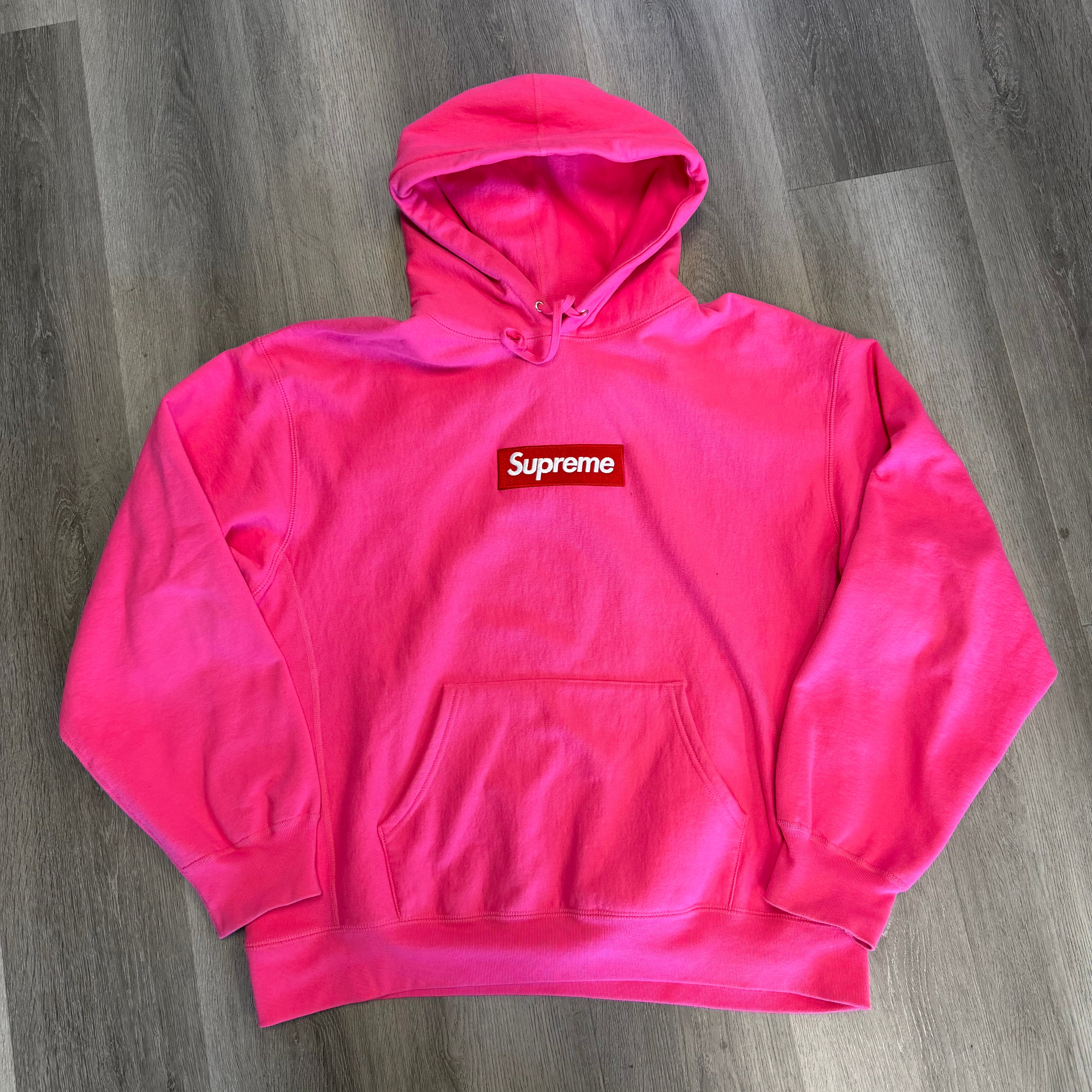 Supreme Box Logo Hooded Sweatshirt (FW25) Magenta