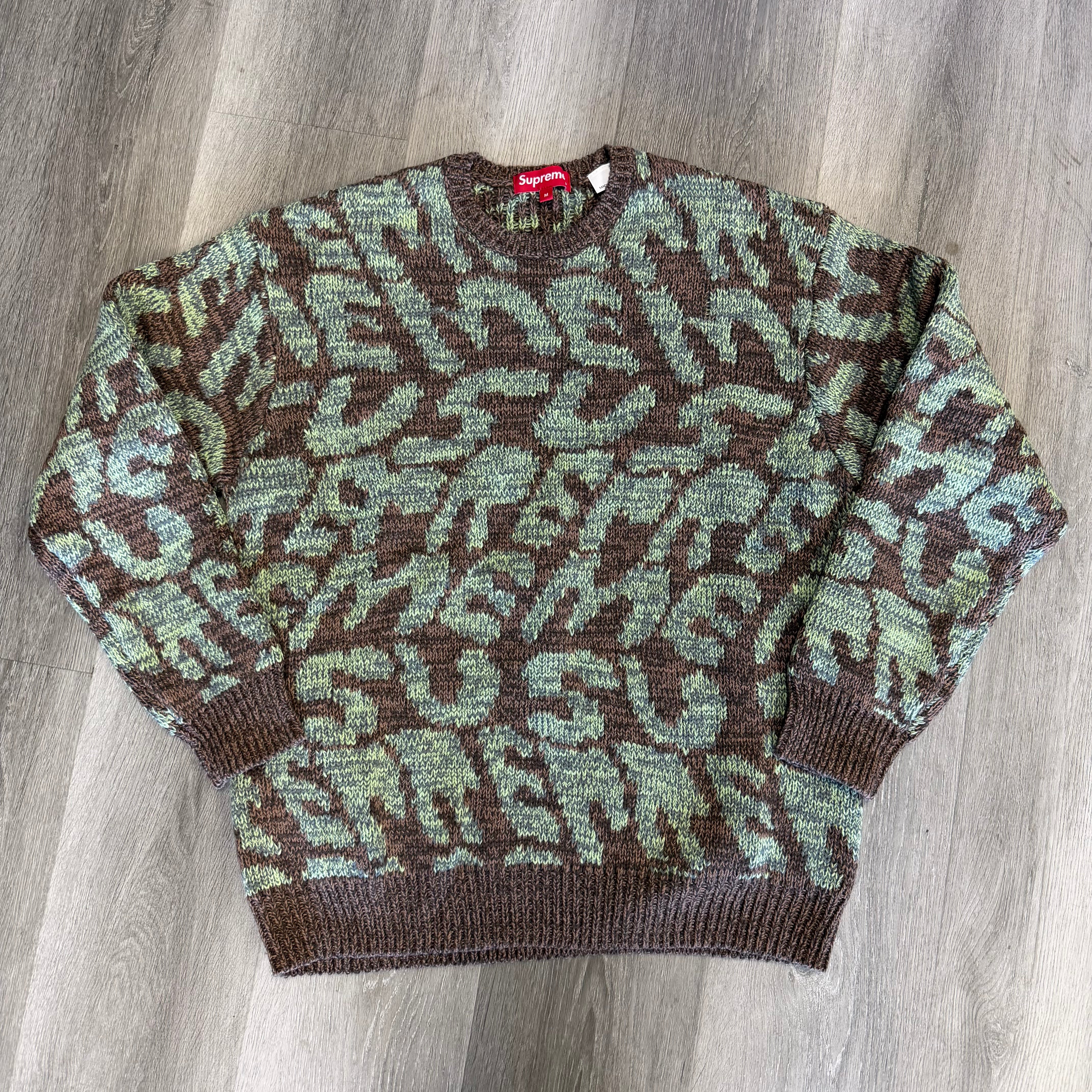 Supreme Stacked Sweater Brown