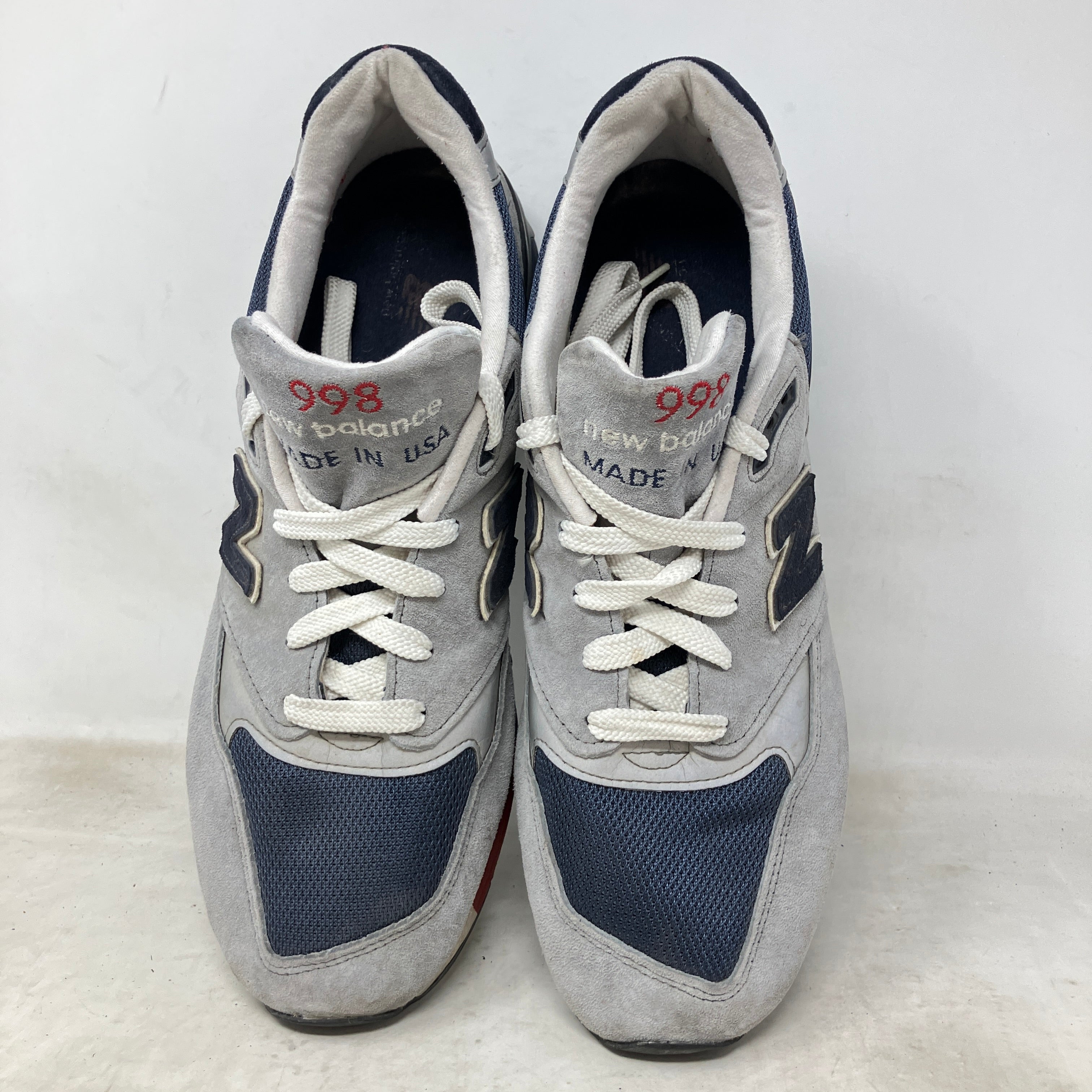 New Balance 998 Grey Navy Red