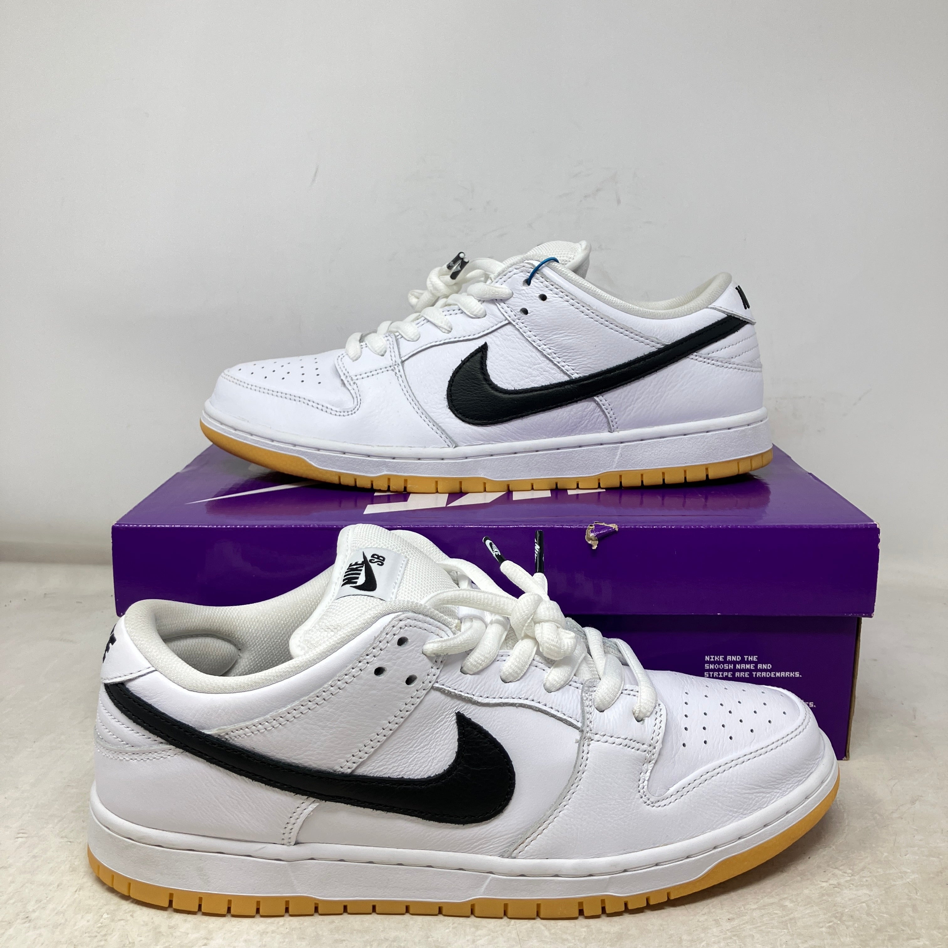 Nike SB Dunk Low Pro White Gum