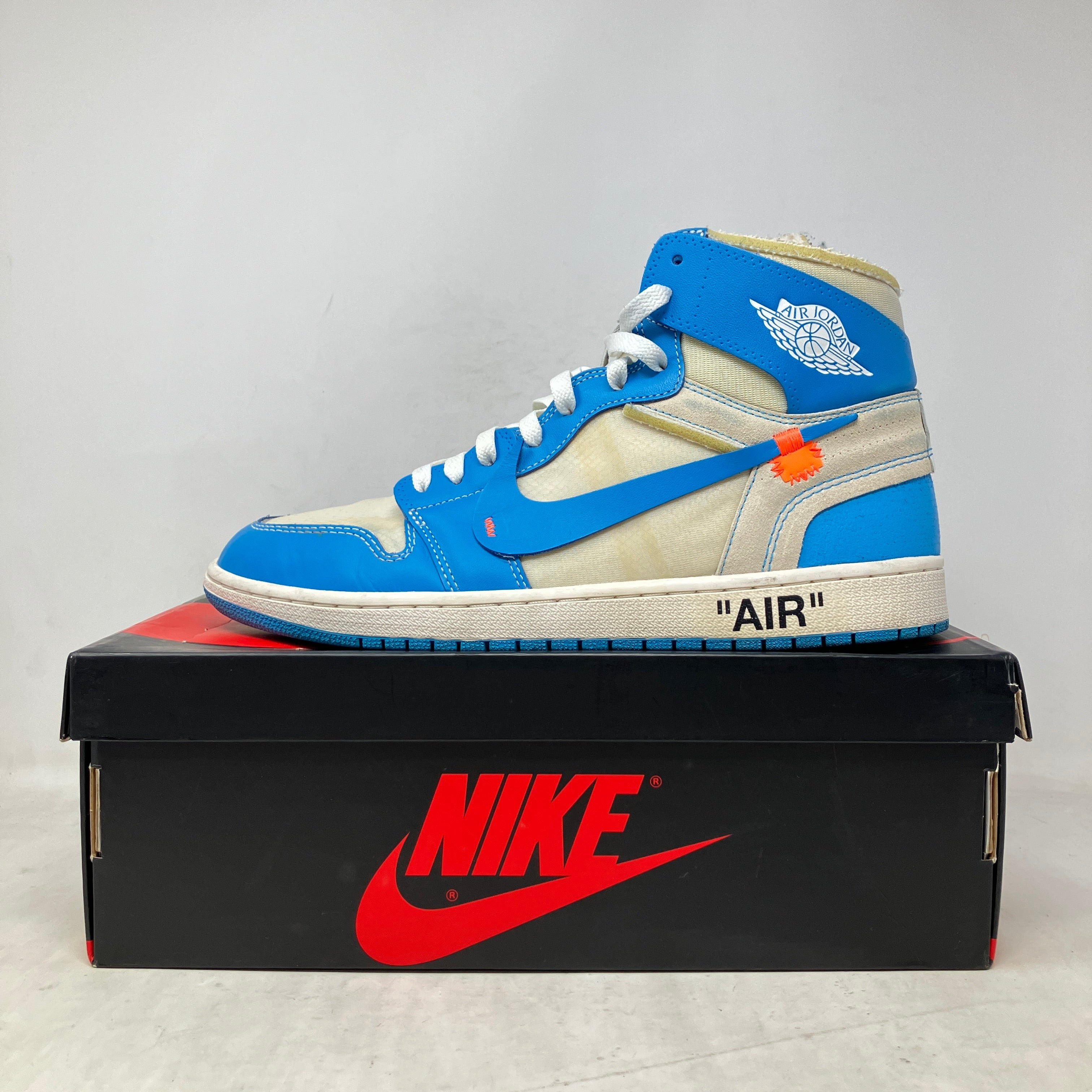 Jordan 1 Retro High Off-White University Blue (Sample)