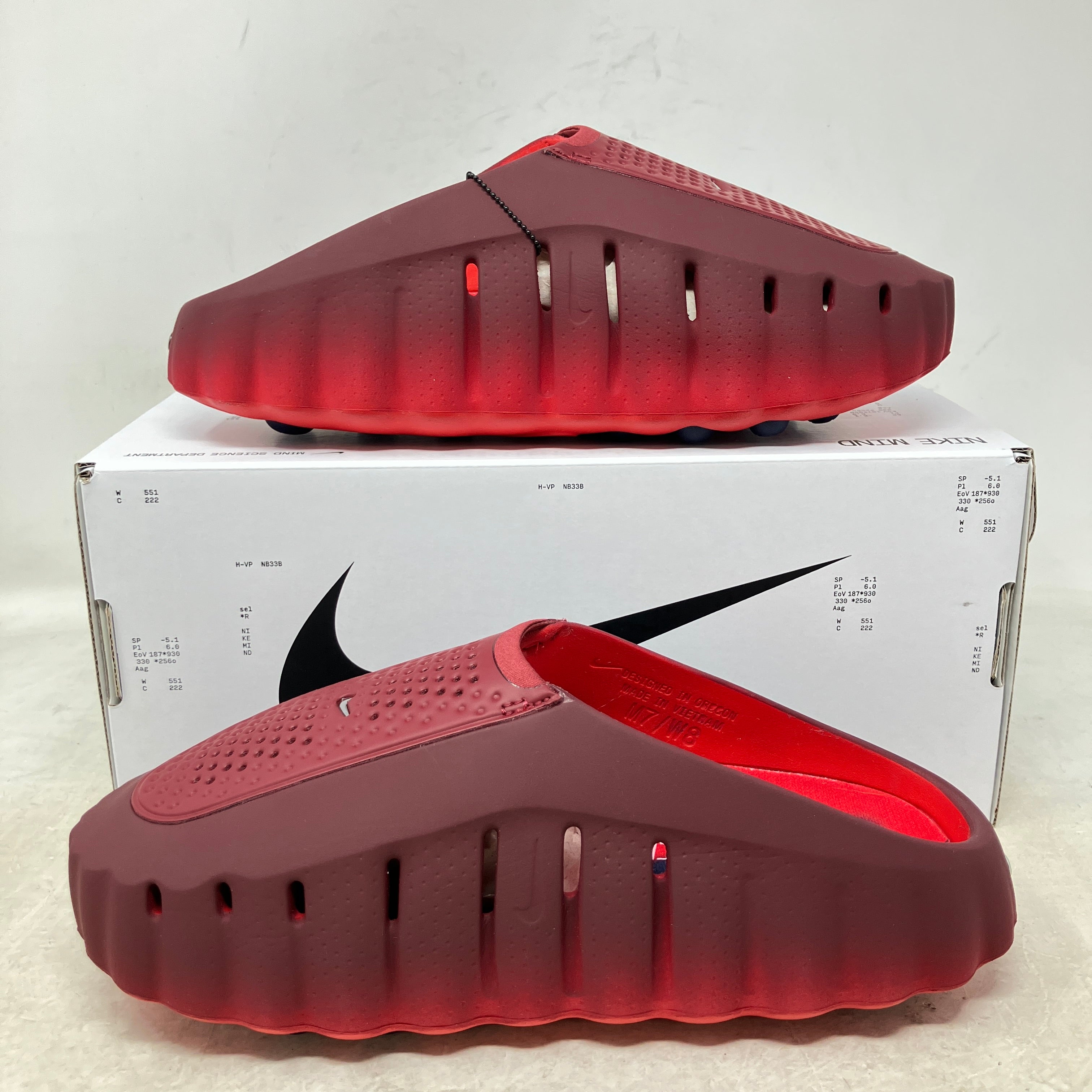 Nike Mind 001 Slide Team Red University Red
