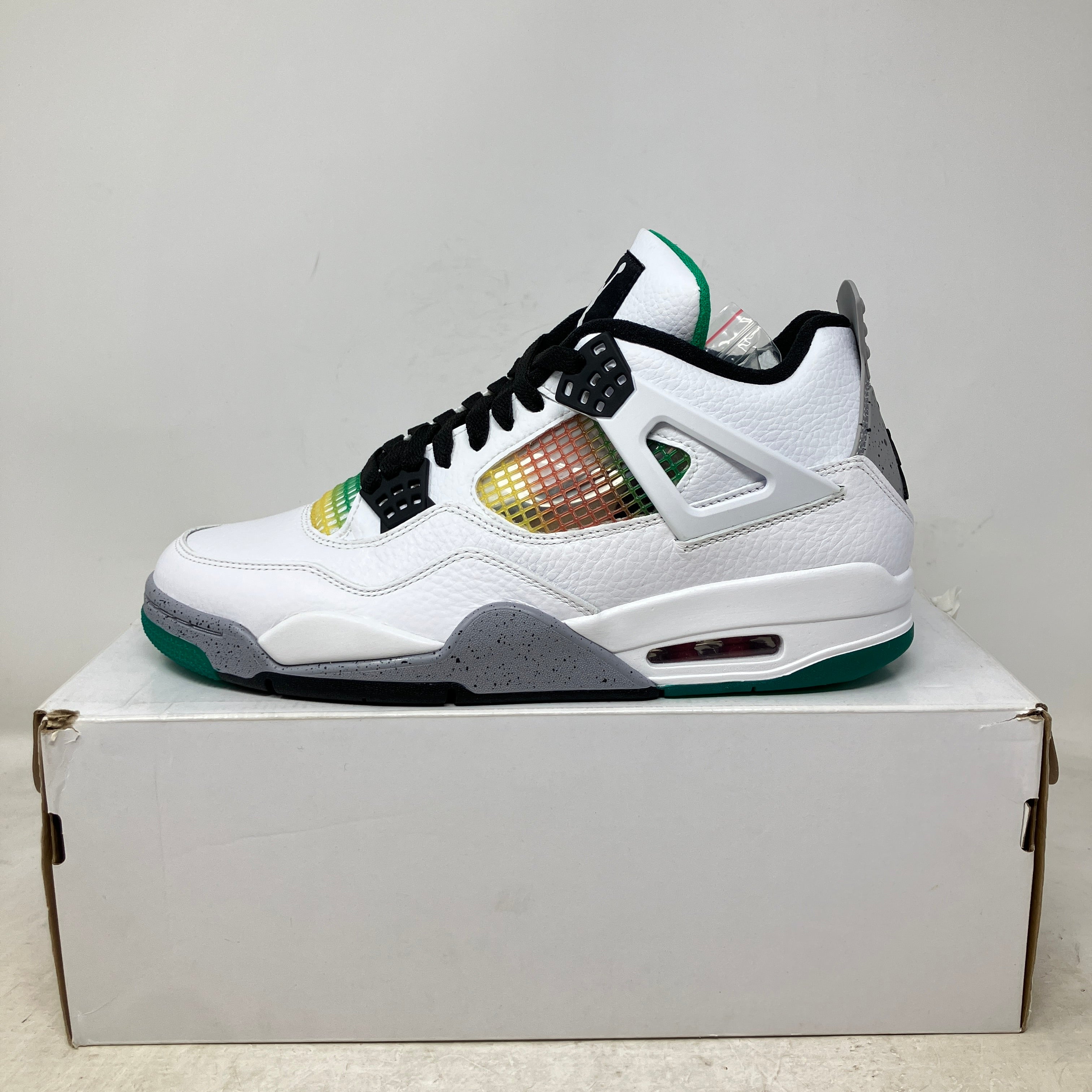 Jordan 4 Retro Lucid Green Rasta (Women's)