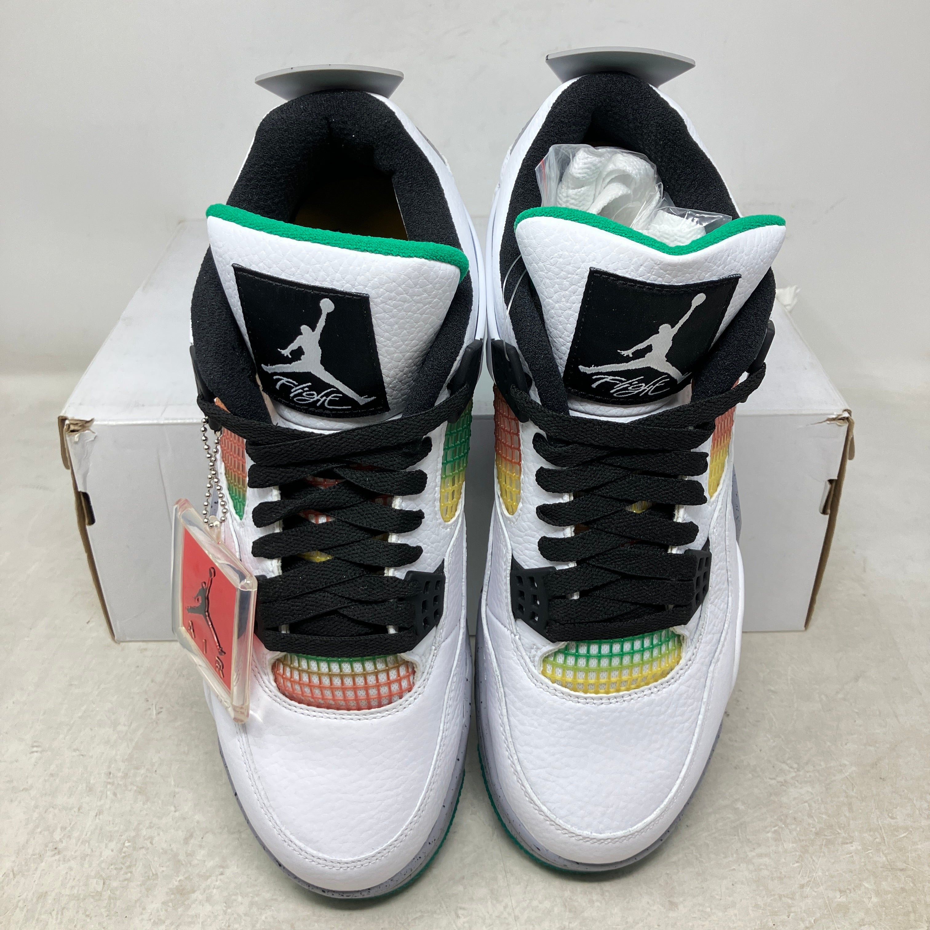 Jordan 4 Retro Lucid Green Rasta (Women's)