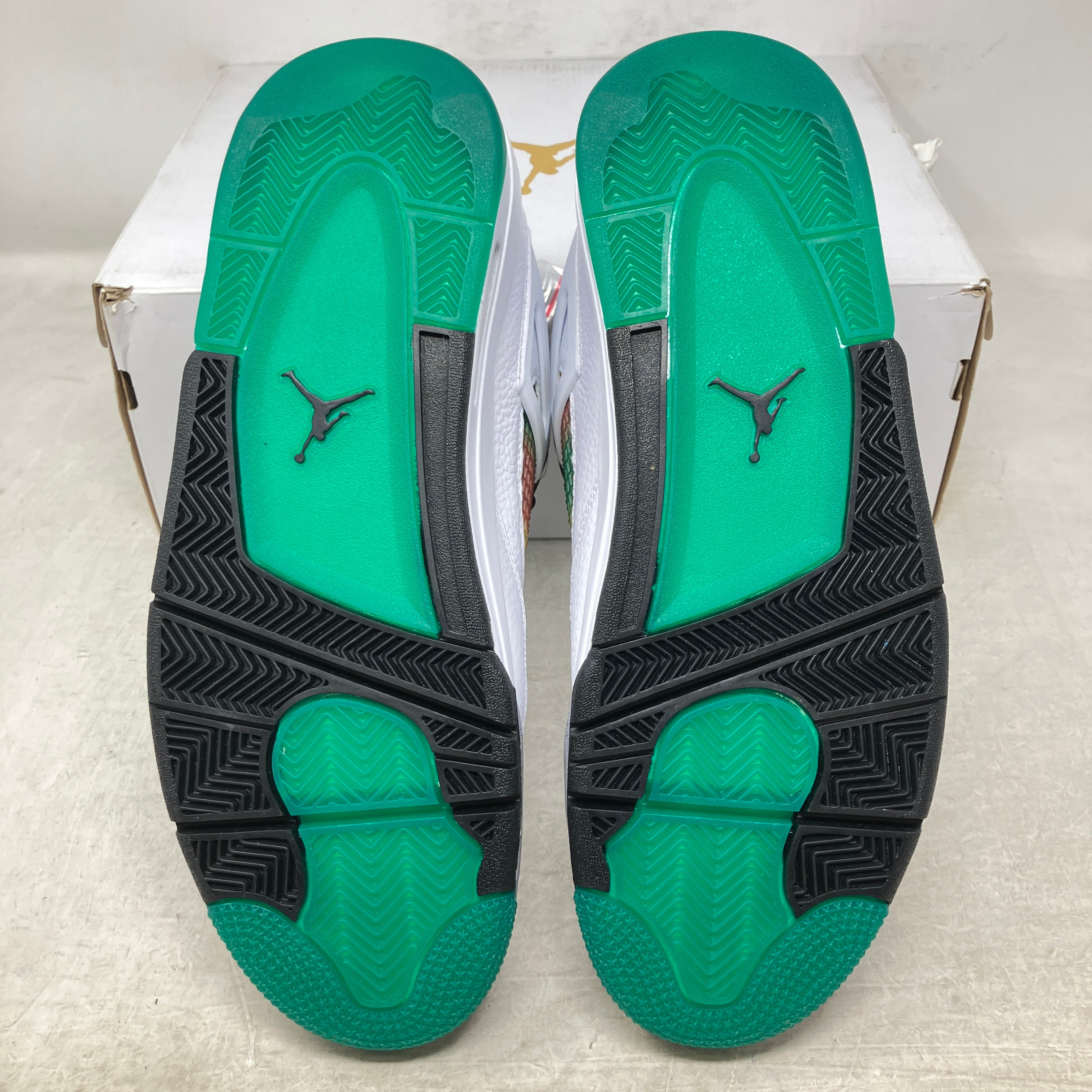 Jordan 4 Retro Lucid Green Rasta (Women's)