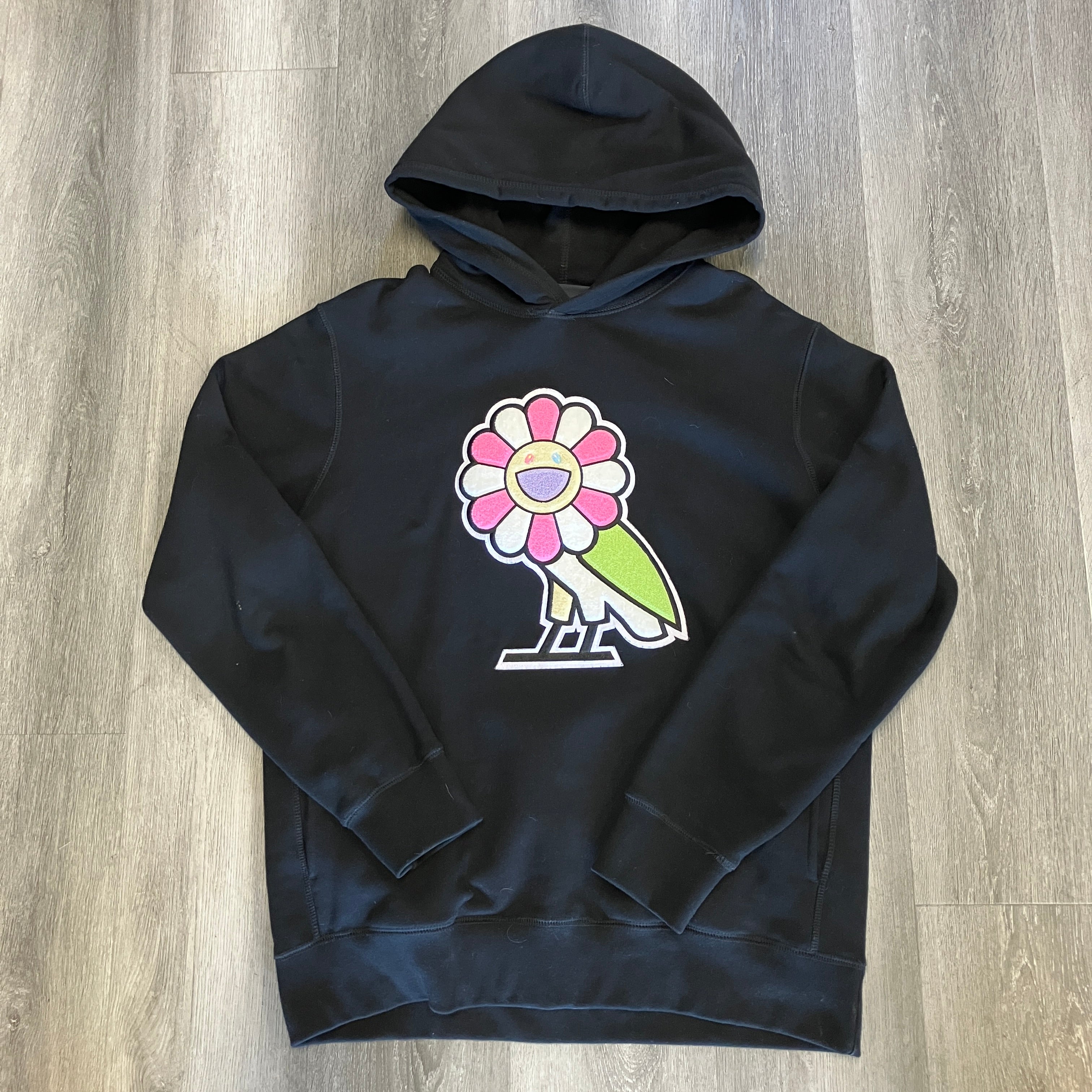 Takashi Murakami x OVO Hoodie Black