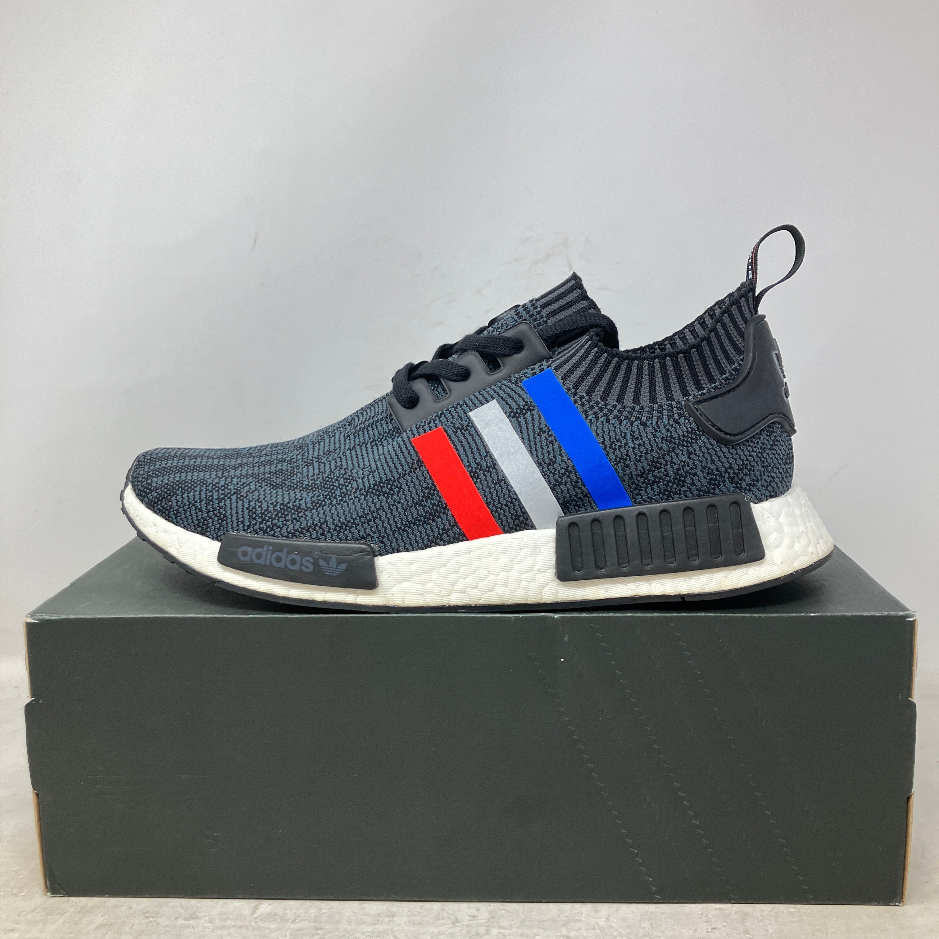 adidas NMD R1 Tri Color Stripes Black