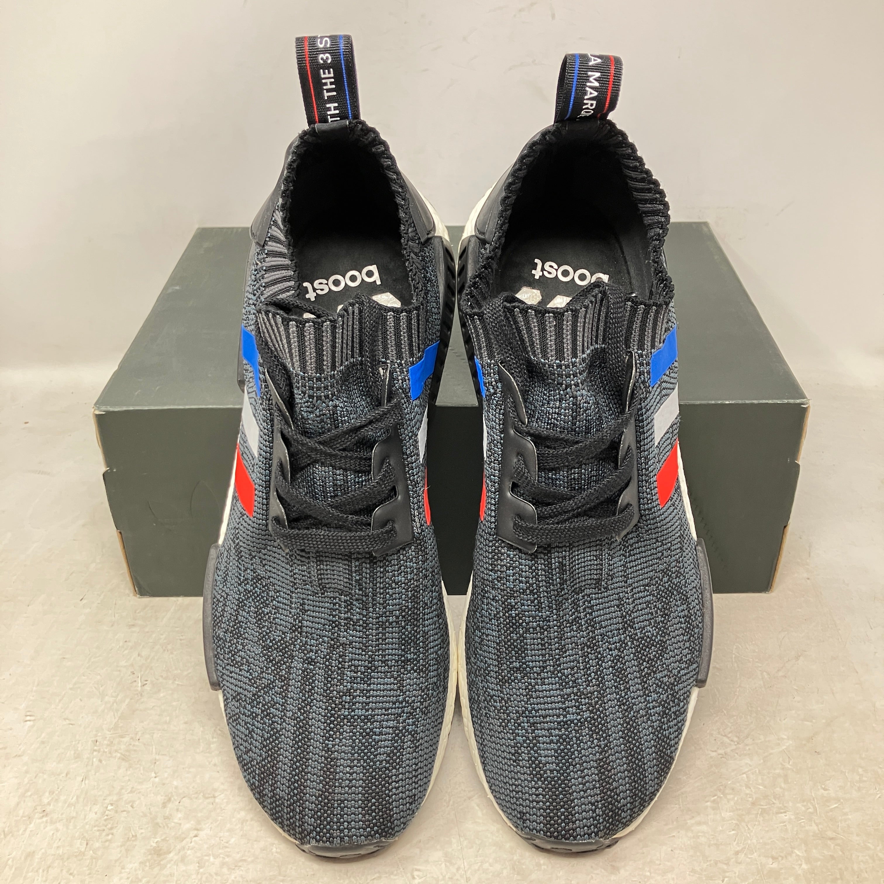 adidas NMD R1 Tri Color Stripes Black
