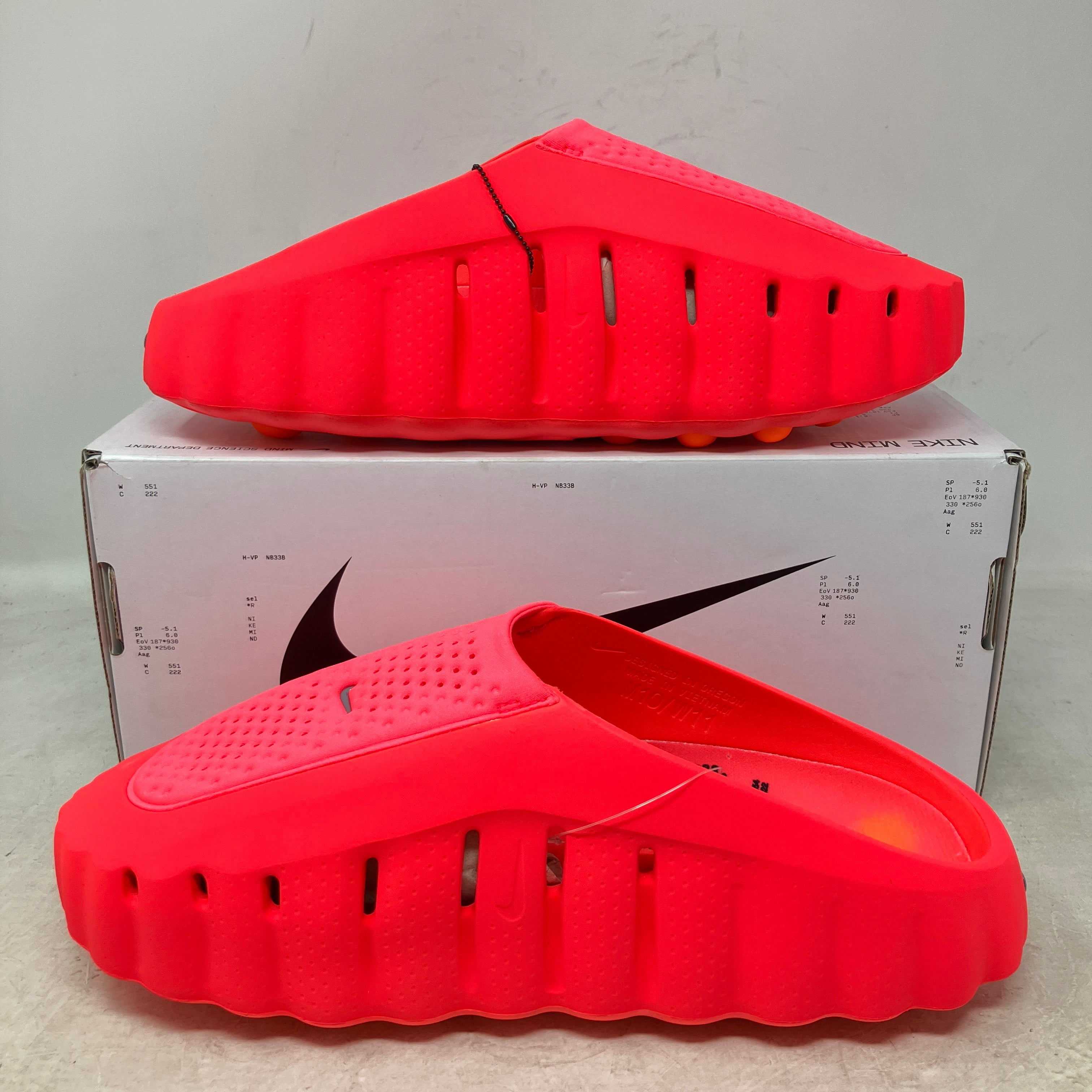 Nike Mind 001 Slide Solar Red