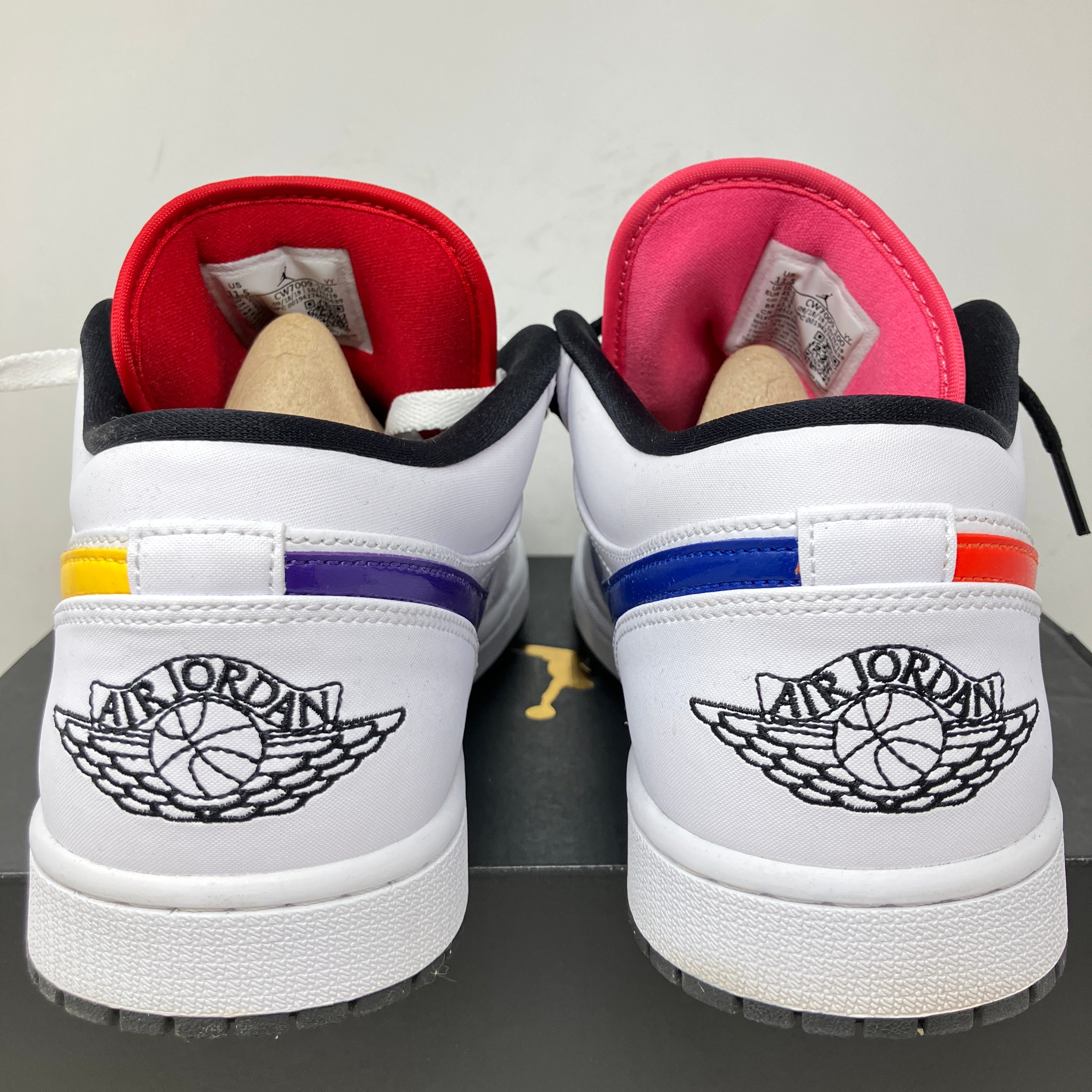 Jordan 1 Low White Multi-Color