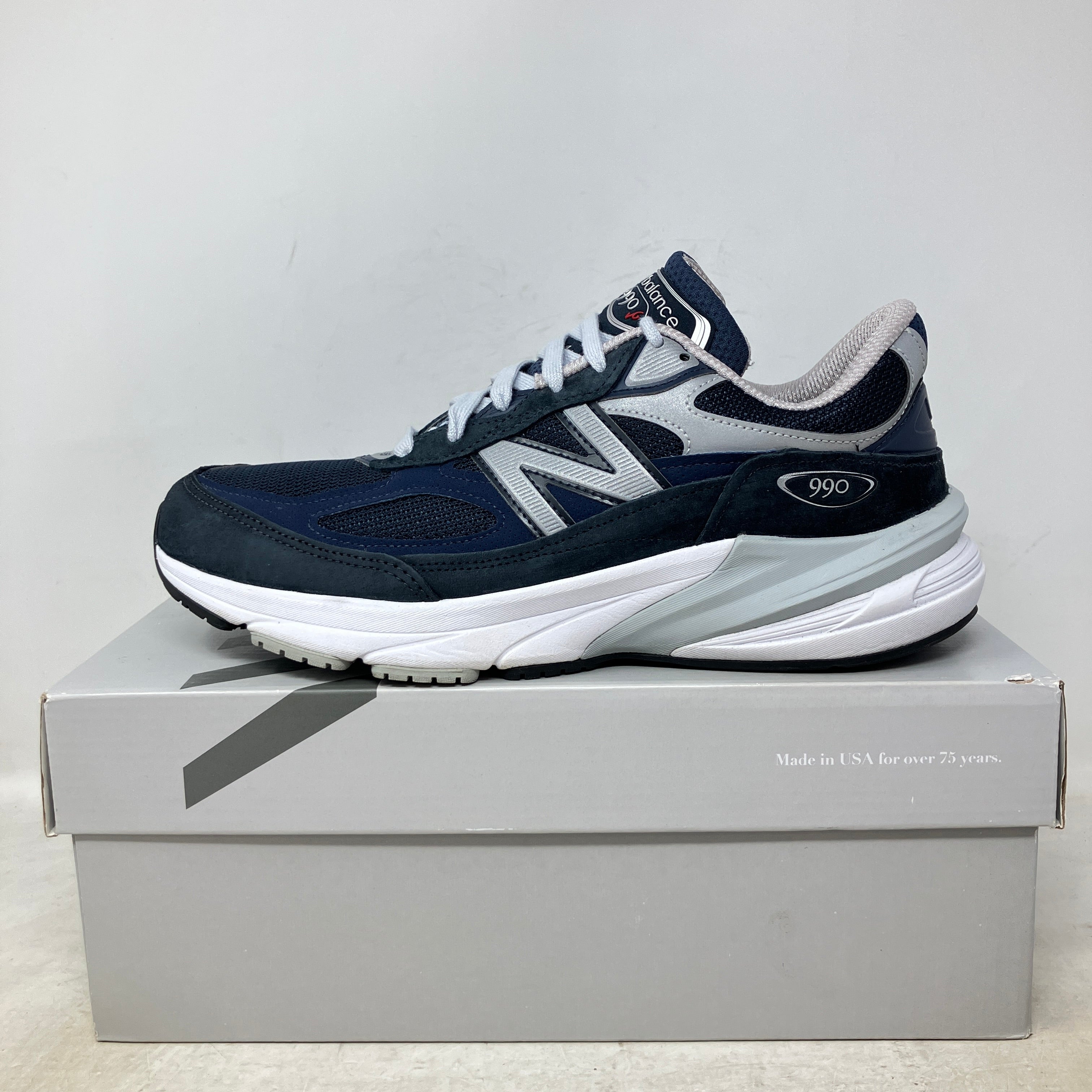 New Balance 990v6 MiUSA Navy White