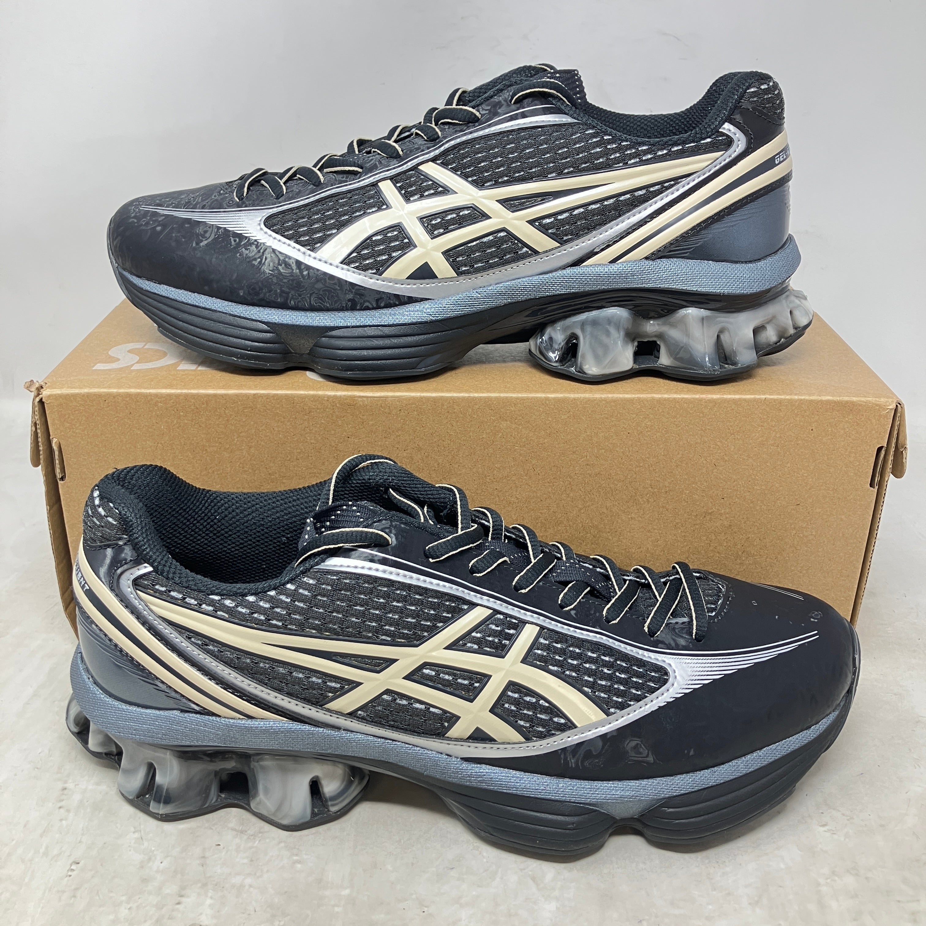 ASICS US6-S Gel-Kinetic Fluent Kiko Kostadinov Black Vanilla