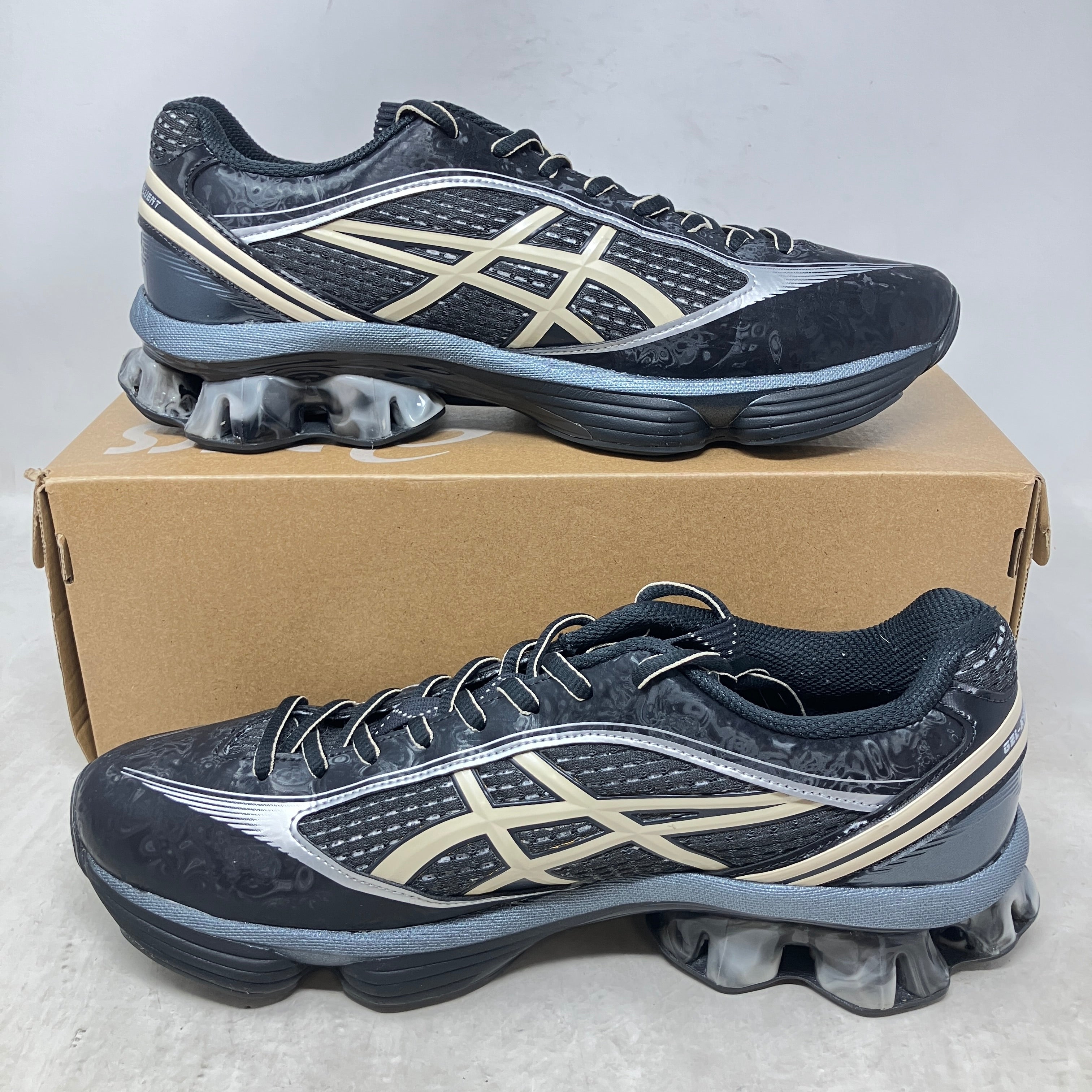 ASICS US6-S Gel-Kinetic Fluent Kiko Kostadinov Black Vanilla