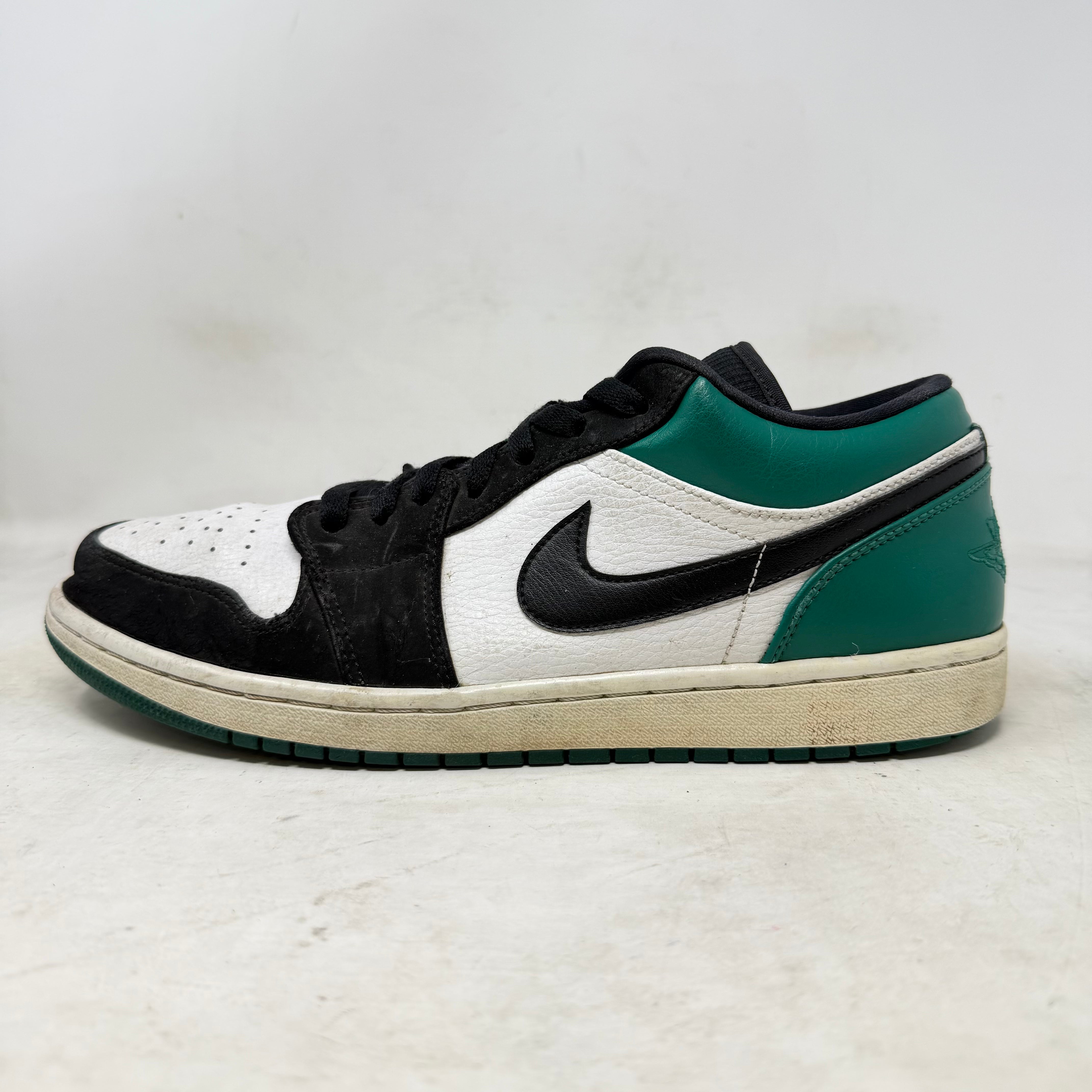 Jordan 1 Low White Black Mystic Green