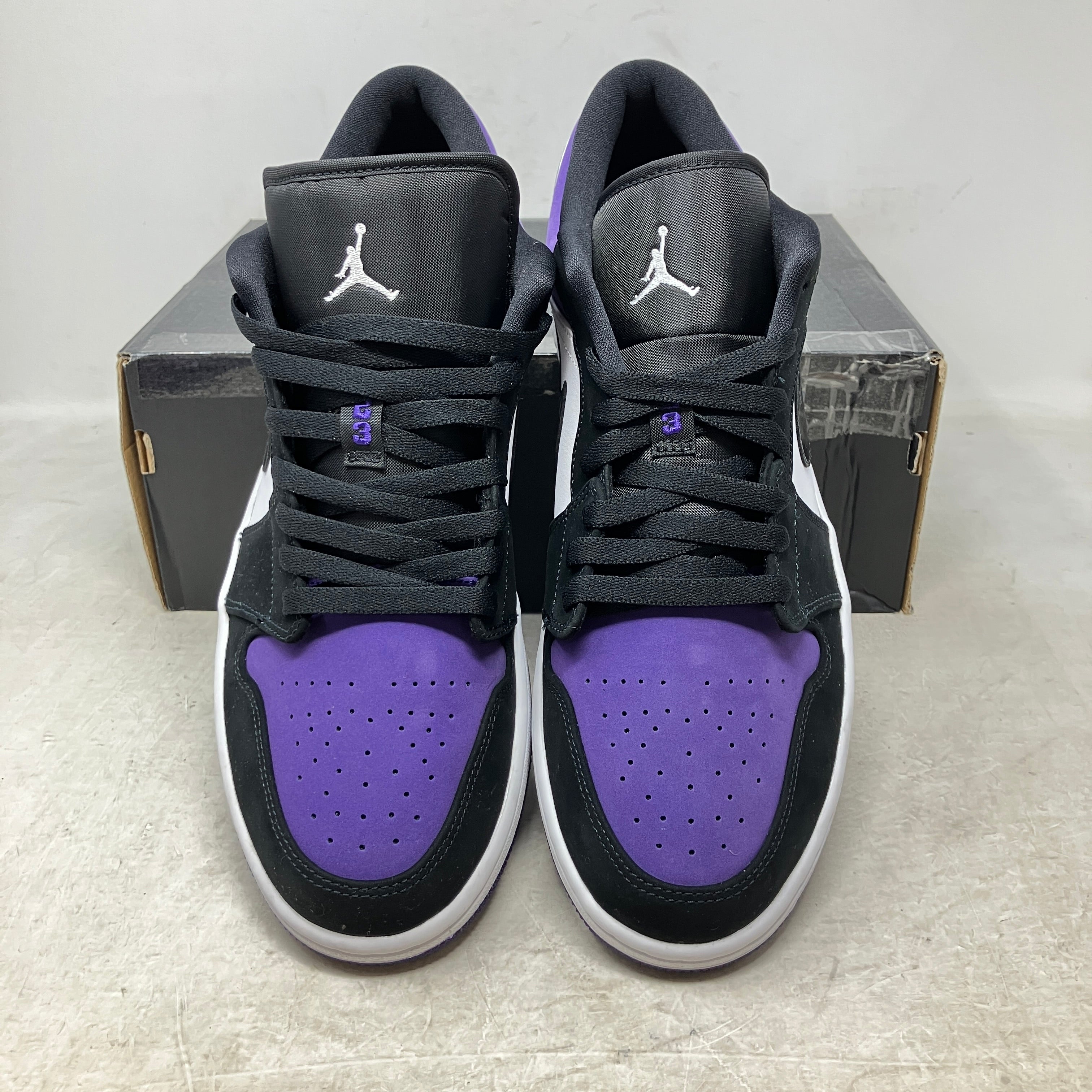 Jordan 1 Low Court Purple