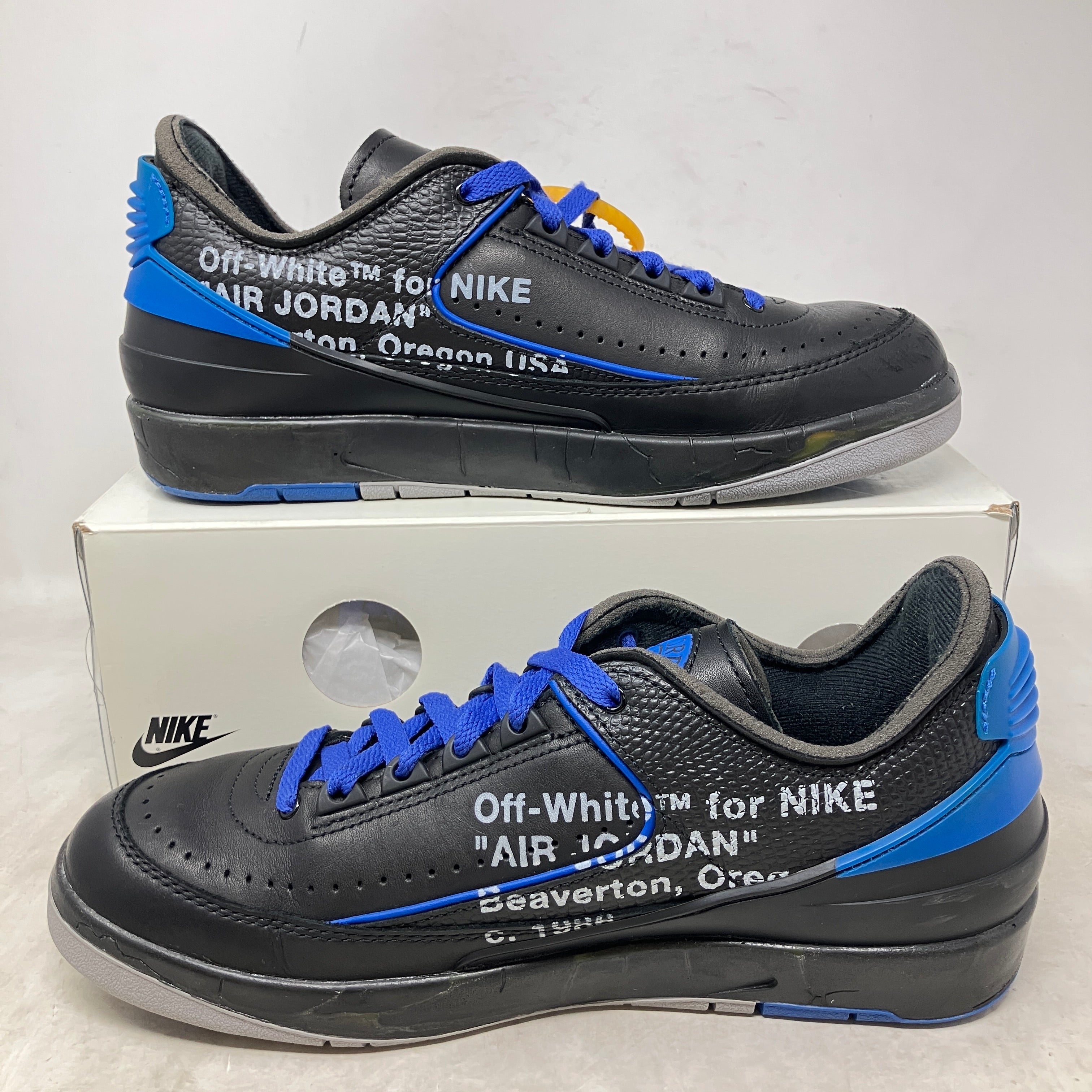 Jordan 2 Retro Low SP Off-White Black Blue