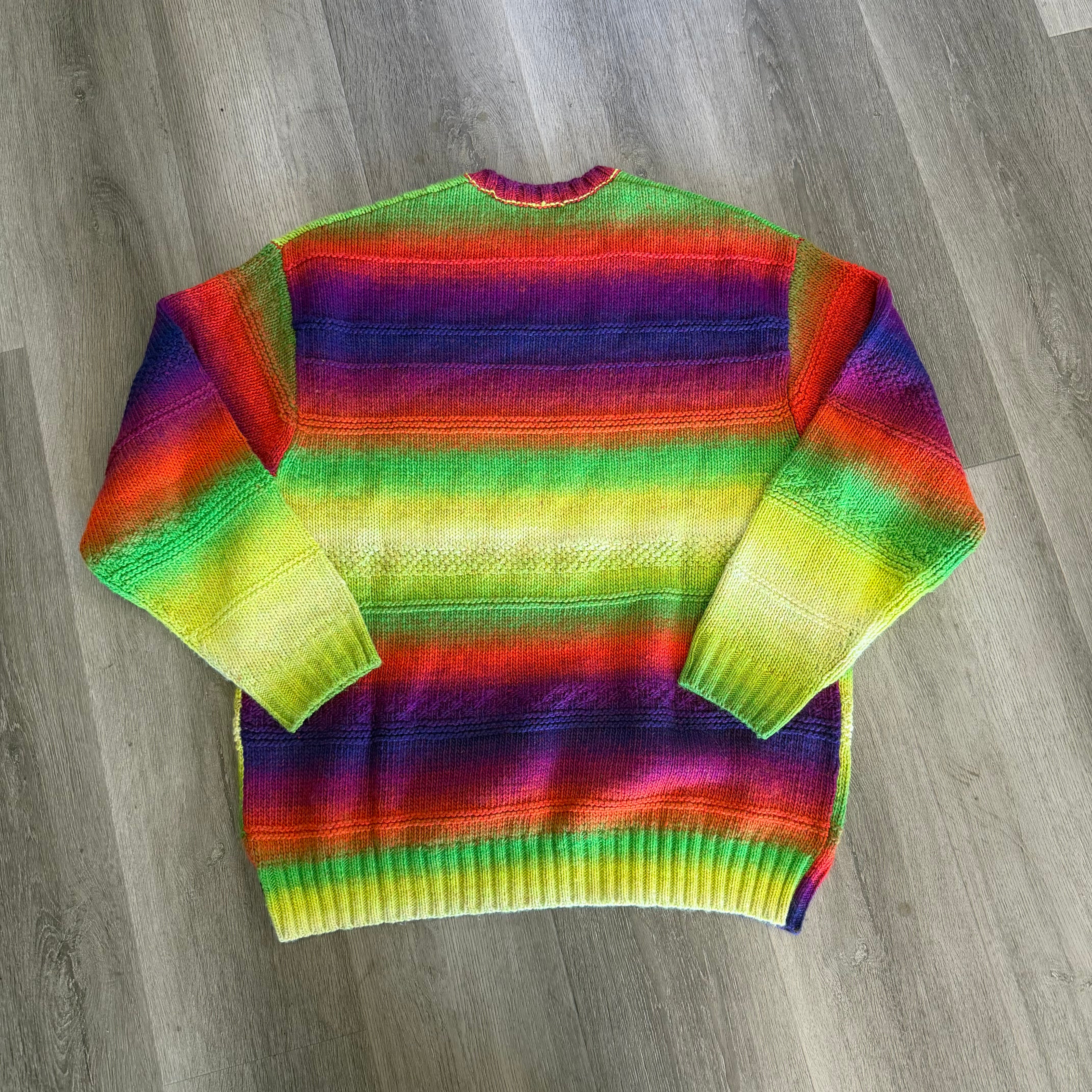 Supreme Gradient Stripe Sweater Multicolor