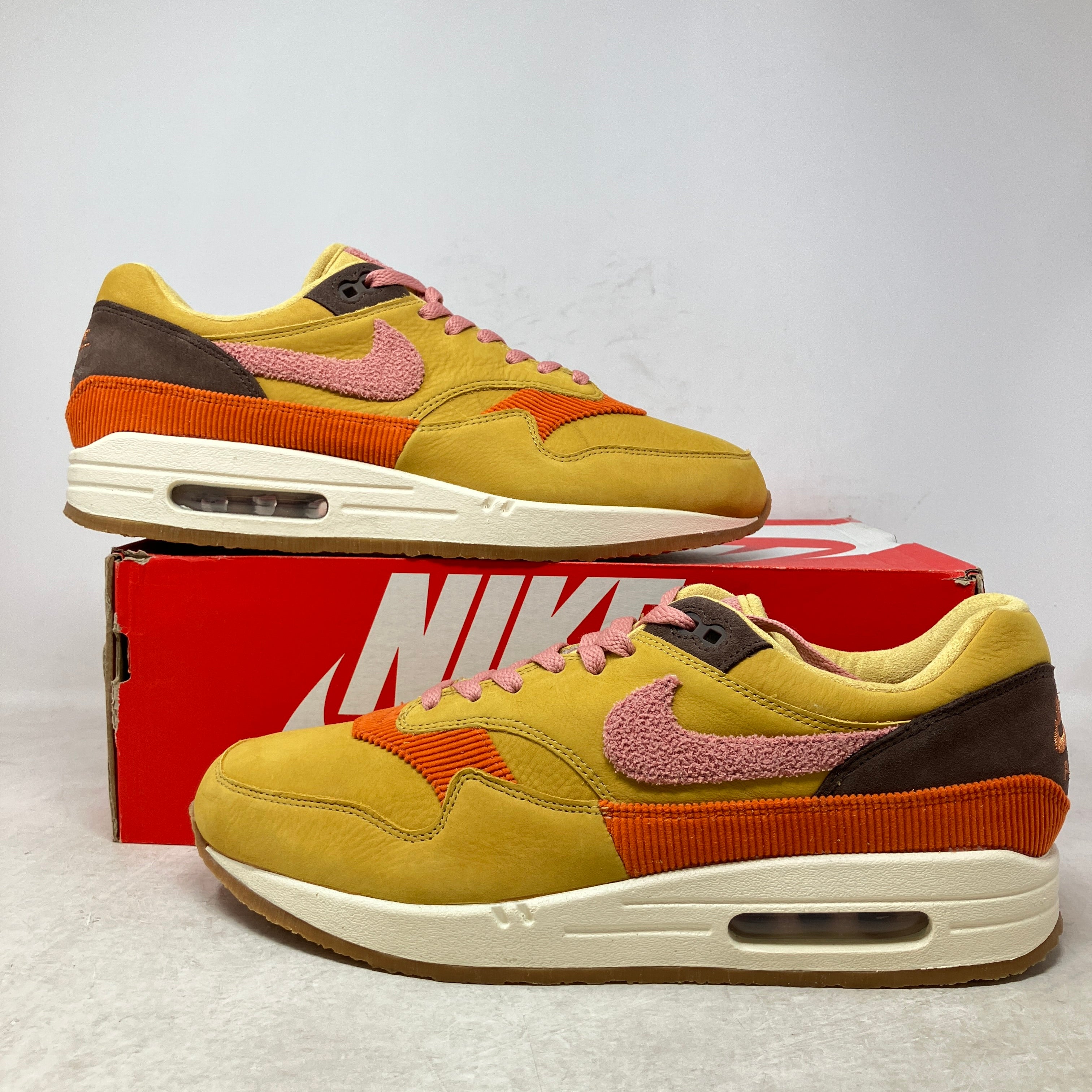 Nike Air Max 1 Crepe Wheat Gold Rust Pink