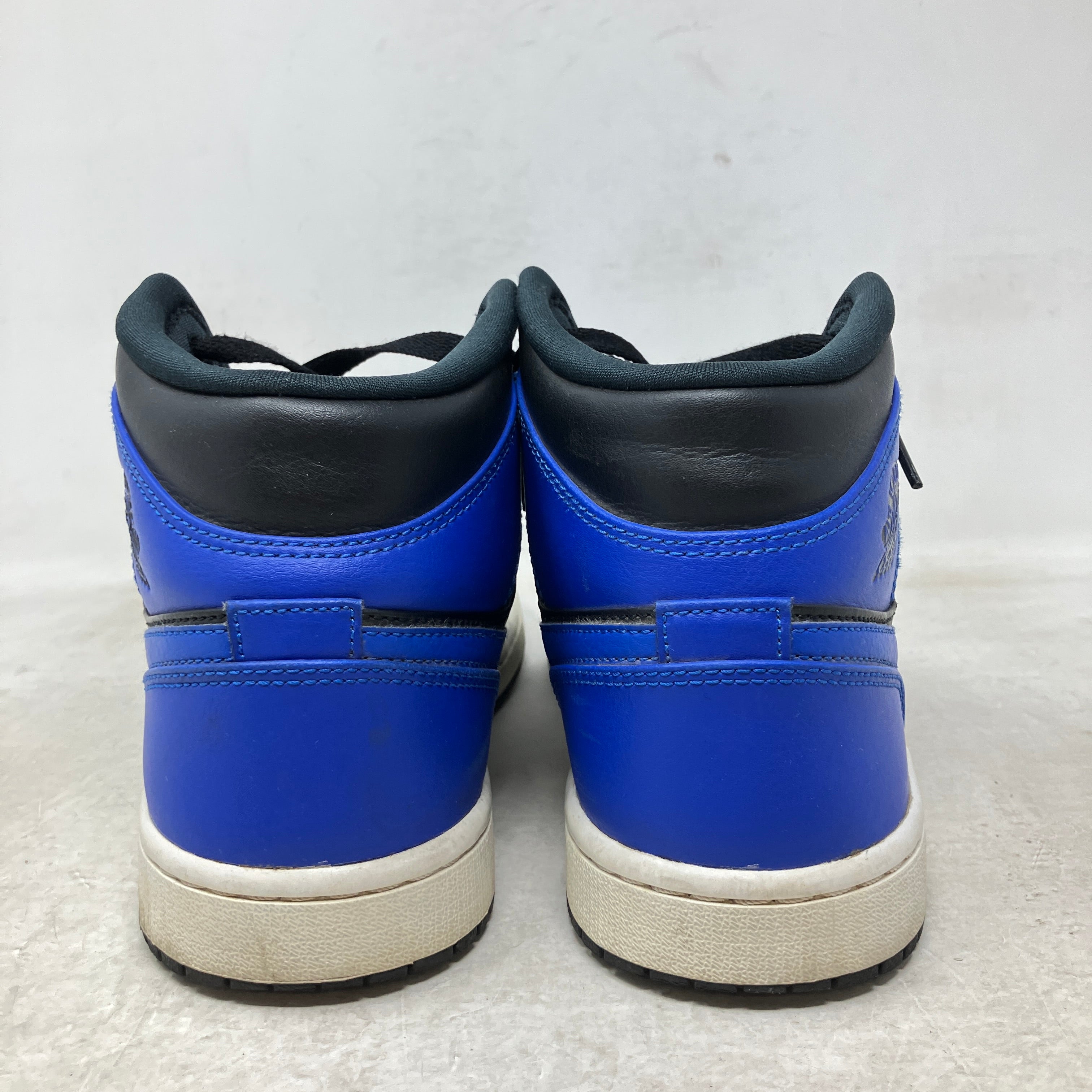 Jordan 1 Mid Hyper Royal Tumbled Leather