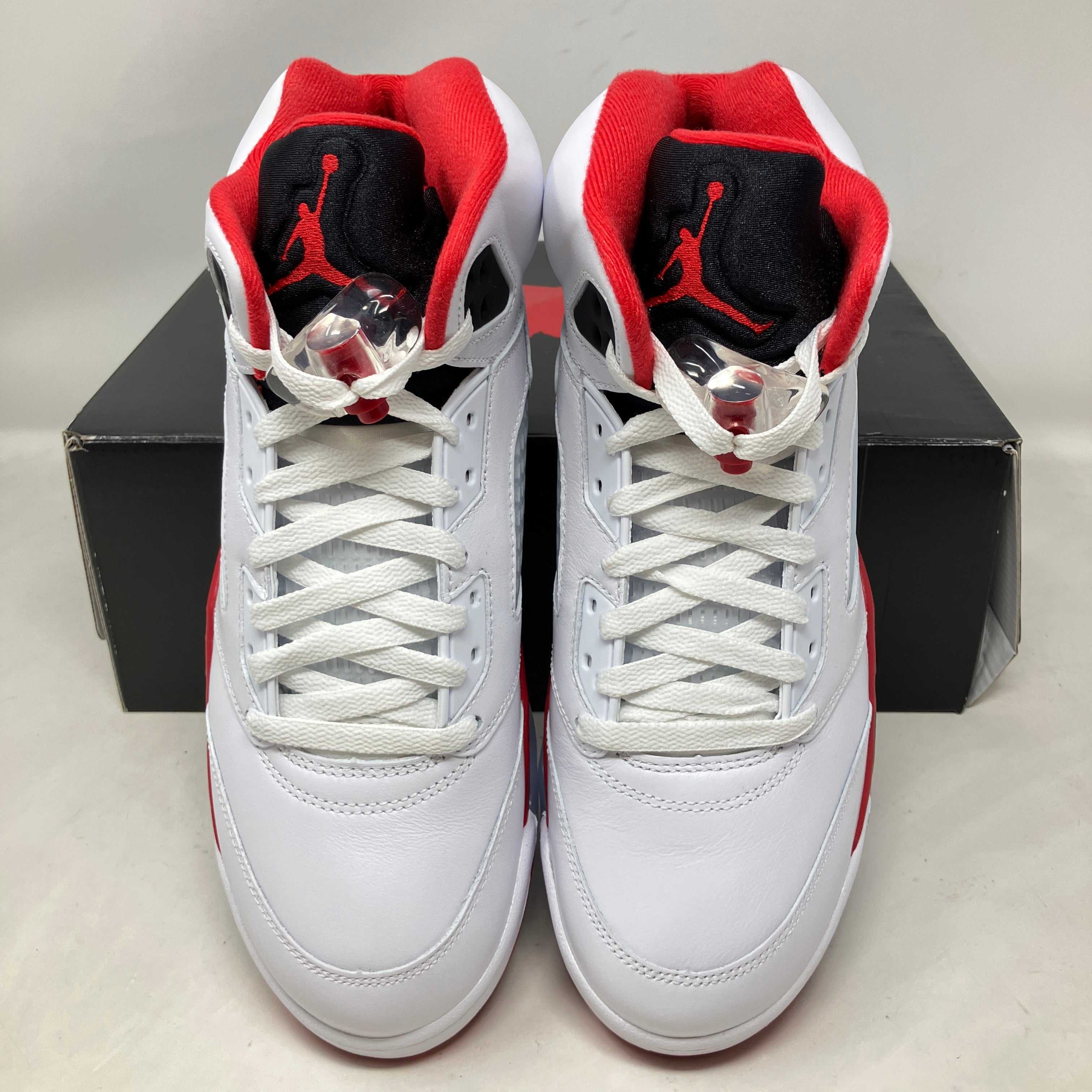 Jordan 5 Retro Fire Red Black Tongue (2025)