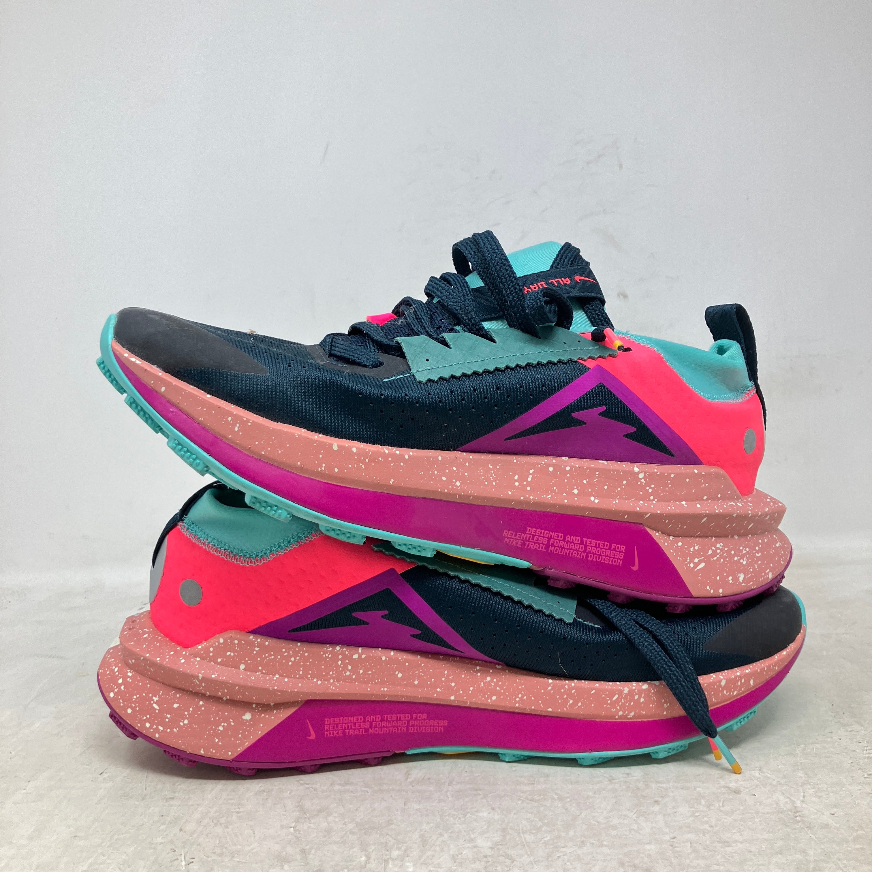 Nike ZoomX Zegama 2 Armory Navy Green Frost Vivid Grape Sail