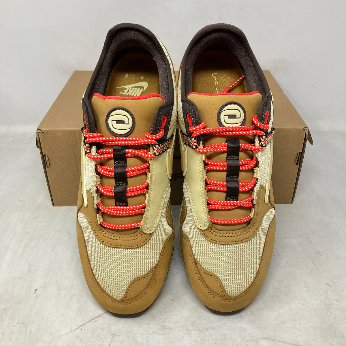 Nike Air Max 1 Travis Scott Cactus Jack Wheat Lemon Drop