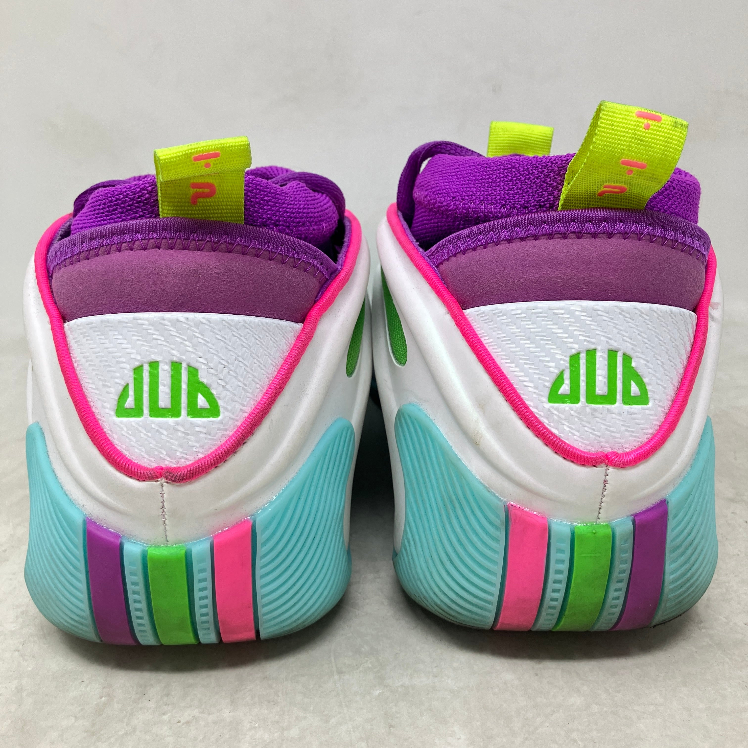 adidas Harden Vol. 9 Jalen Williams White Lucid Lime Pink