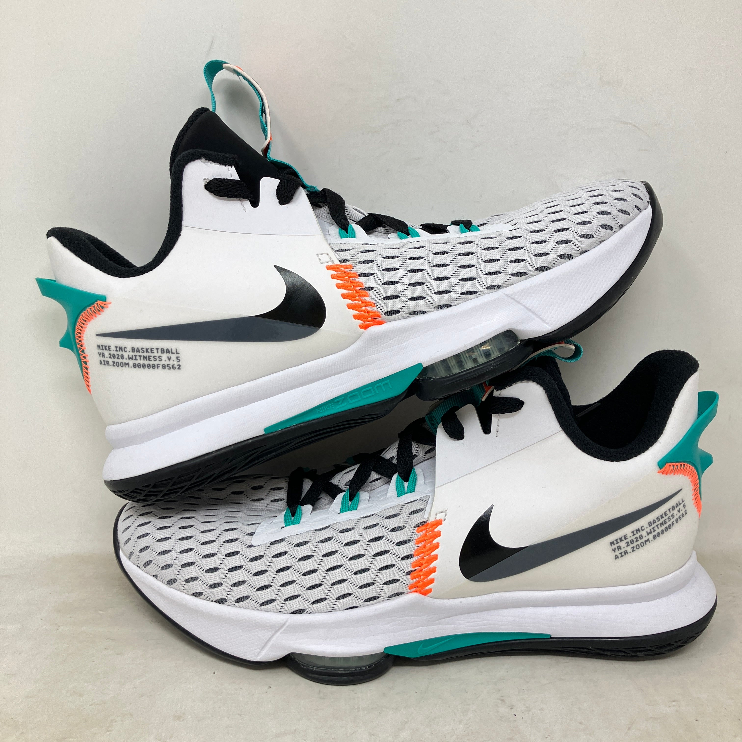 Nike LeBron Witness 5 White Clear Jade