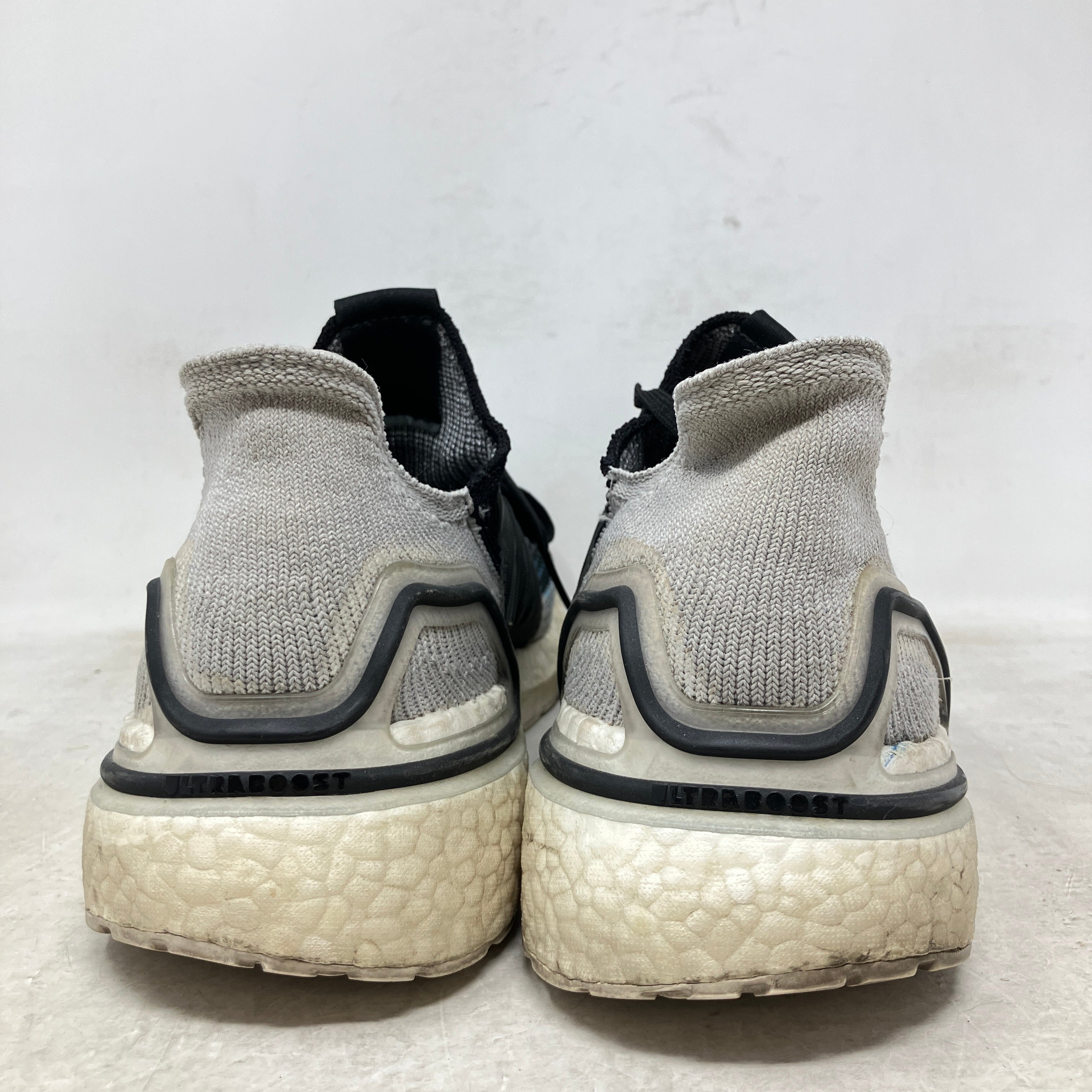 adidas Ultra Boost 19 Core Black Grey Six Shock Cyan