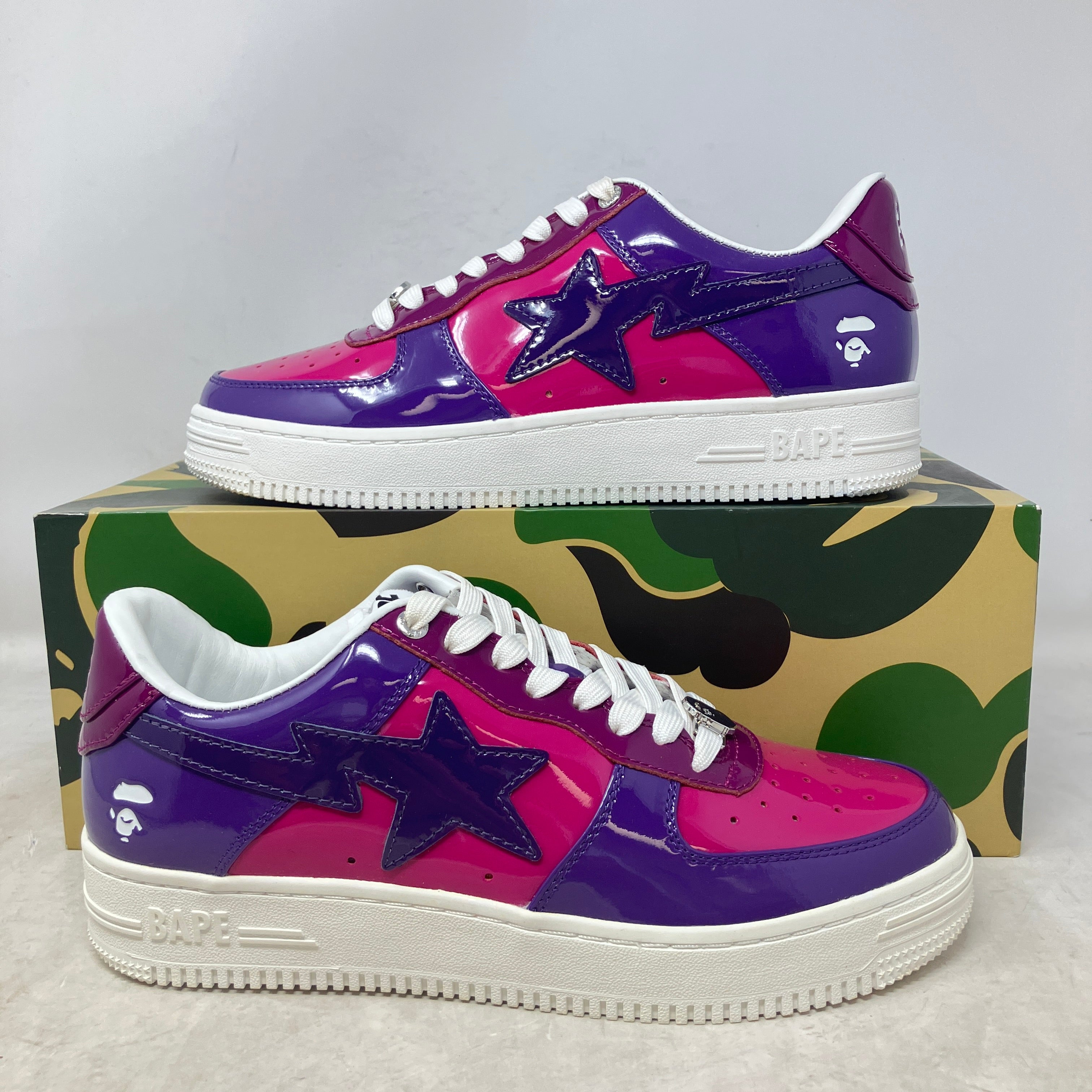 A Bathing Ape Bape Sta Low Color Camo Combo Purple