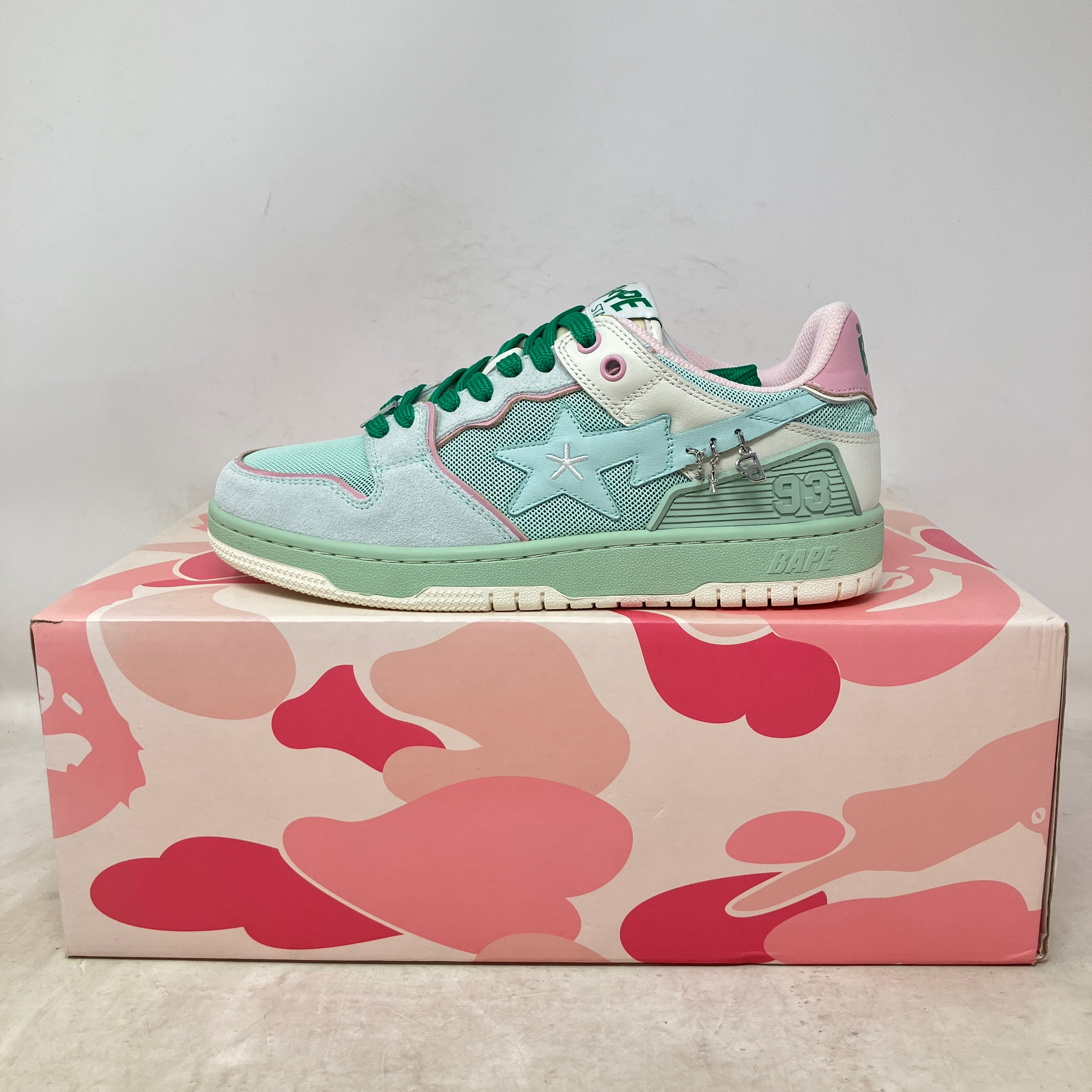 A Bathing Ape Bape SK8 Sta BAPY Minty Green (Women's)