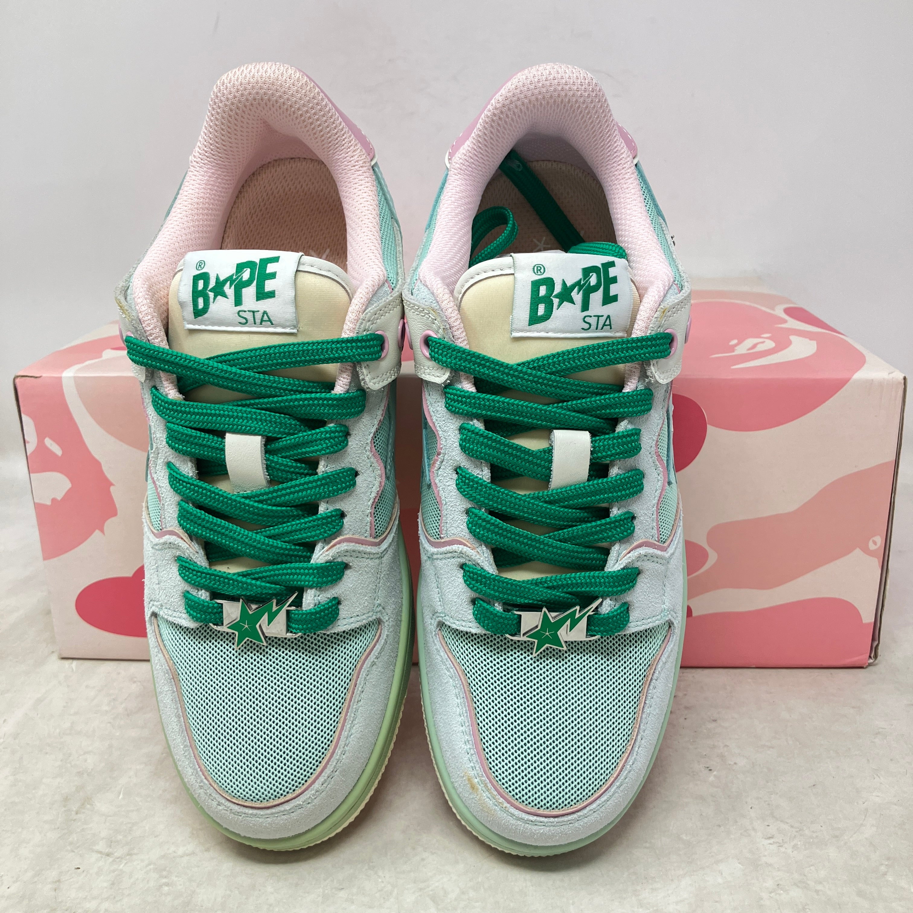 A Bathing Ape Bape SK8 Sta BAPY Minty Green (Women's)