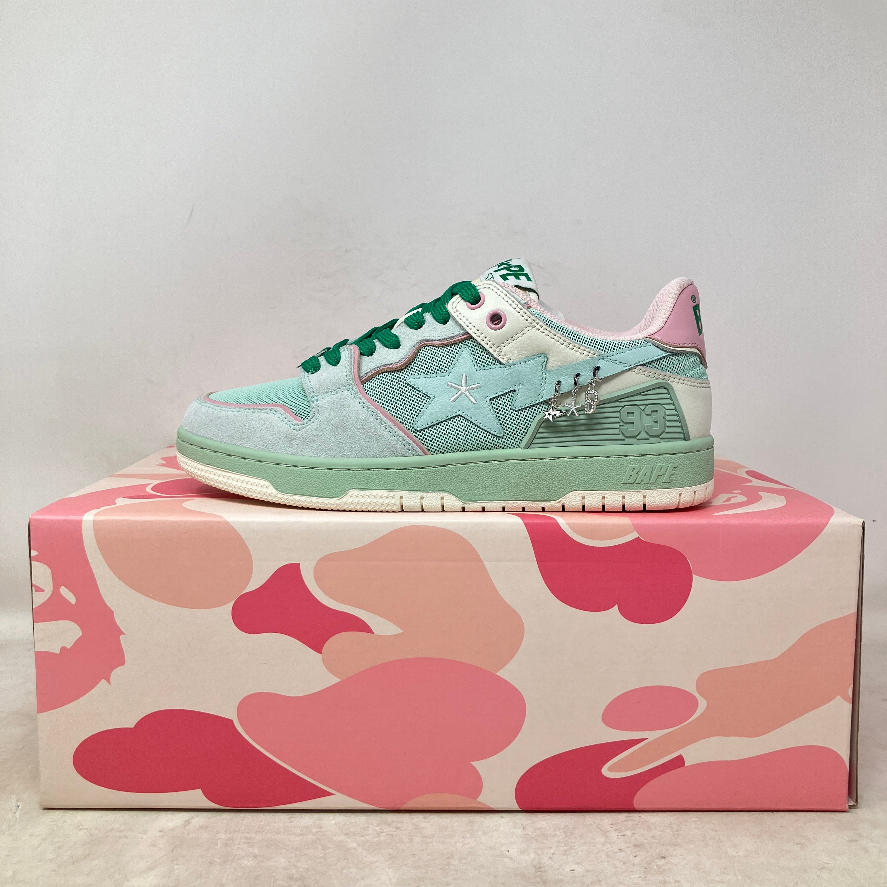 A Bathing Ape Bape SK8 Sta BAPY Minty Green (Women's)