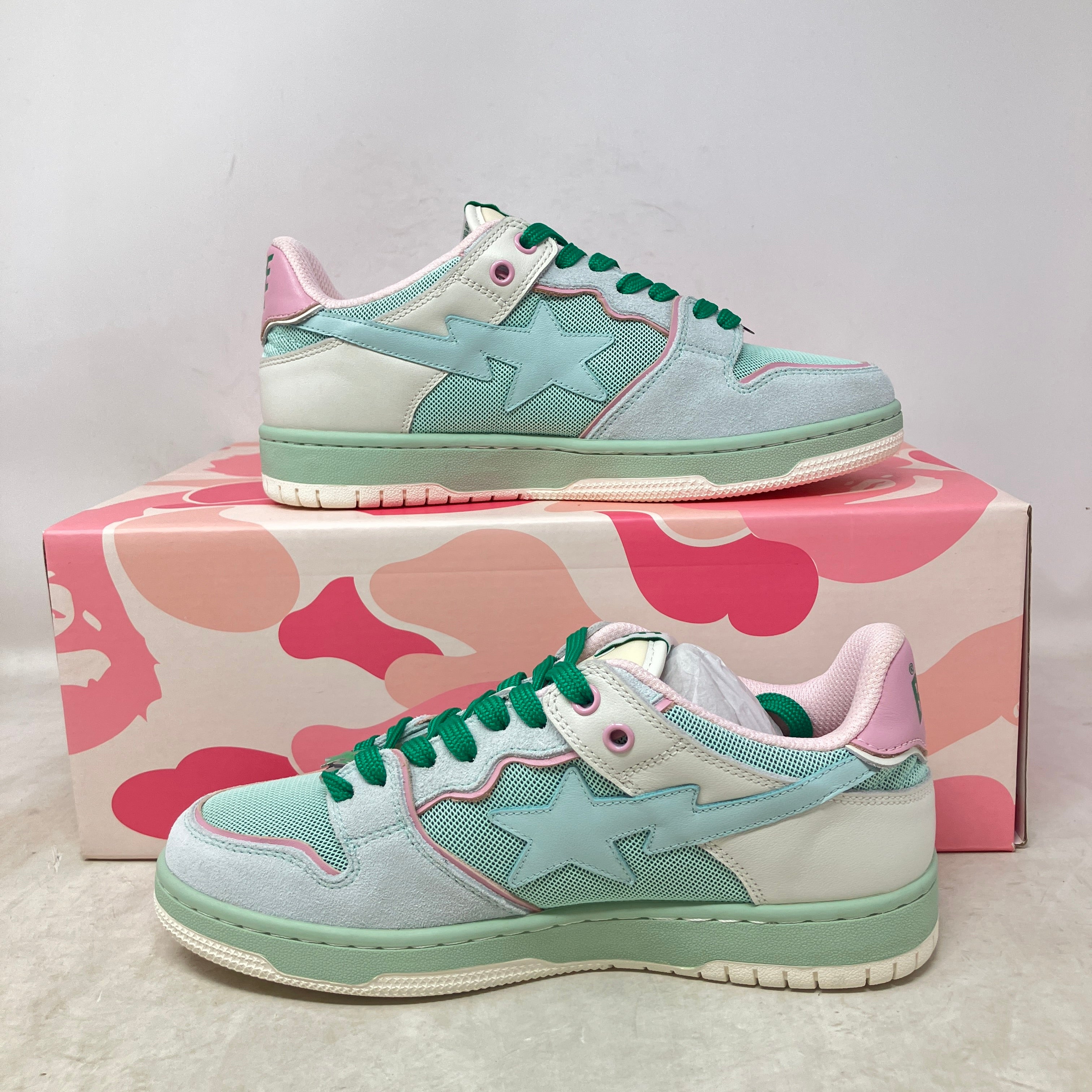 A Bathing Ape Bape SK8 Sta BAPY Minty Green (Women's)