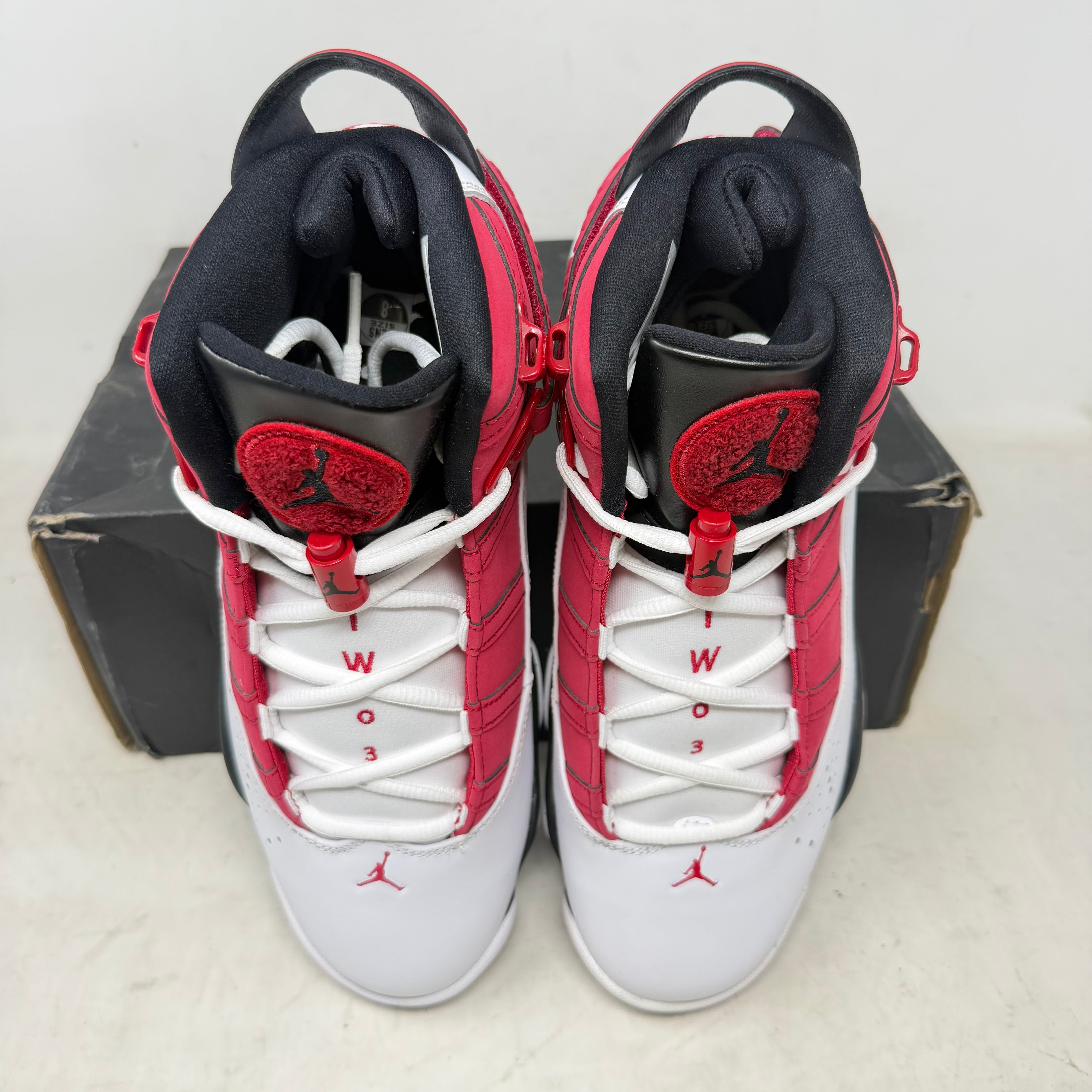 Jordan 6 Rings Carmine White