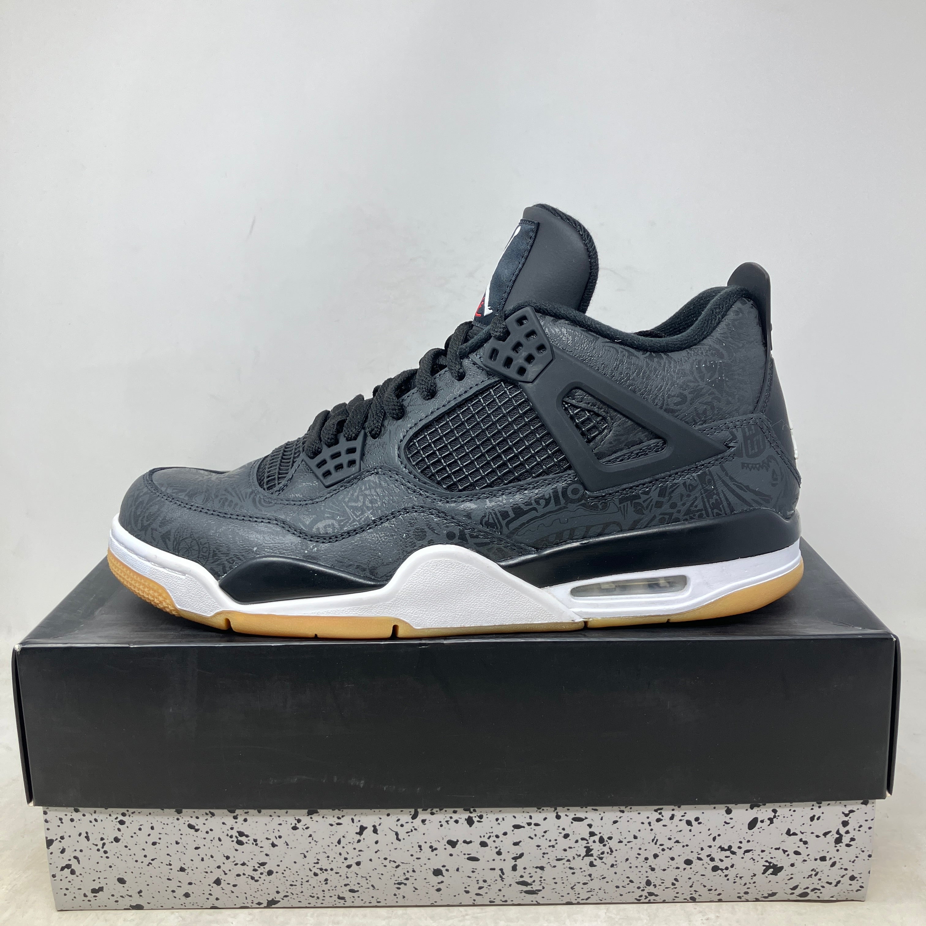 Jordan 4 Retro Laser Black Gum
