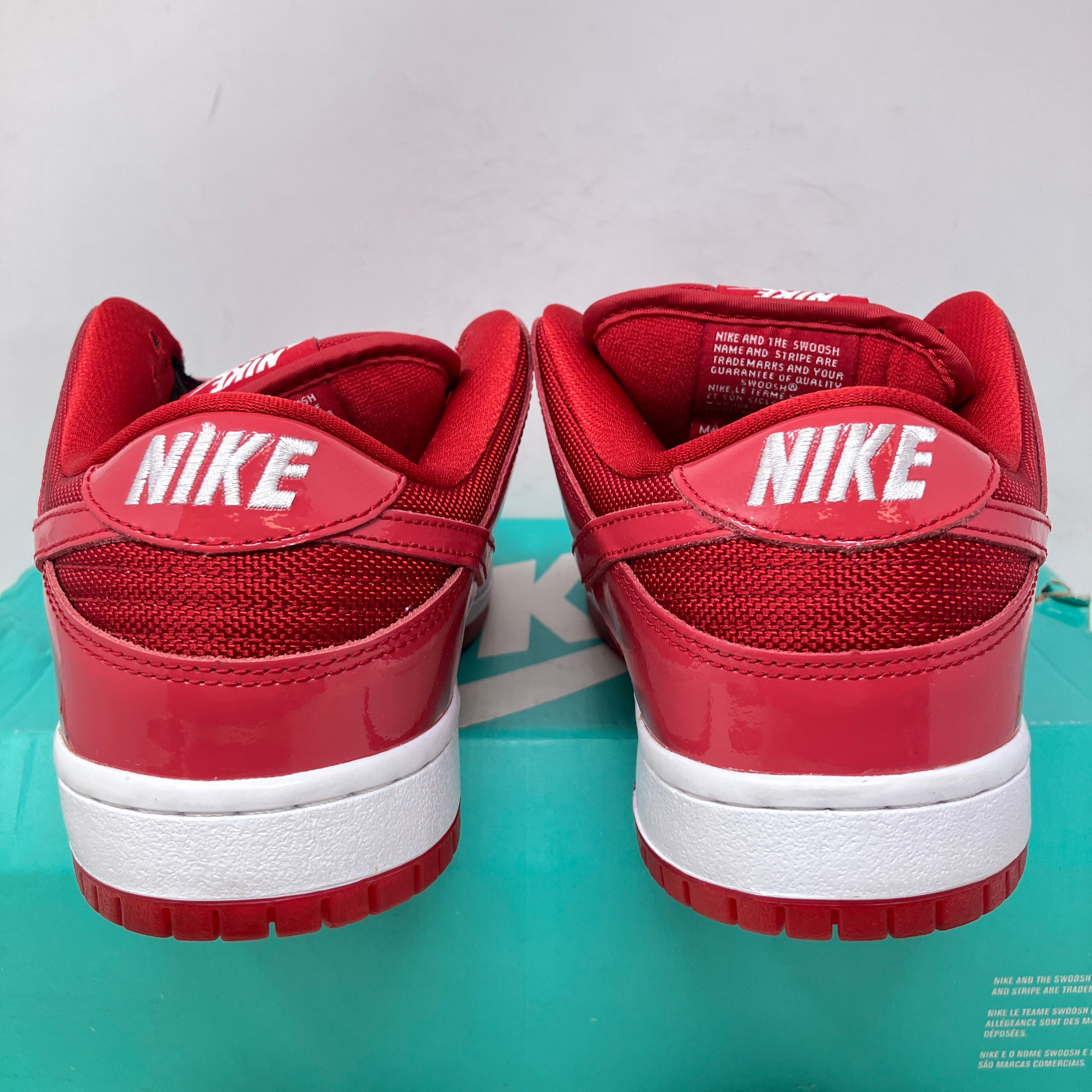 Nike SB Dunk Low Red Patent Leather