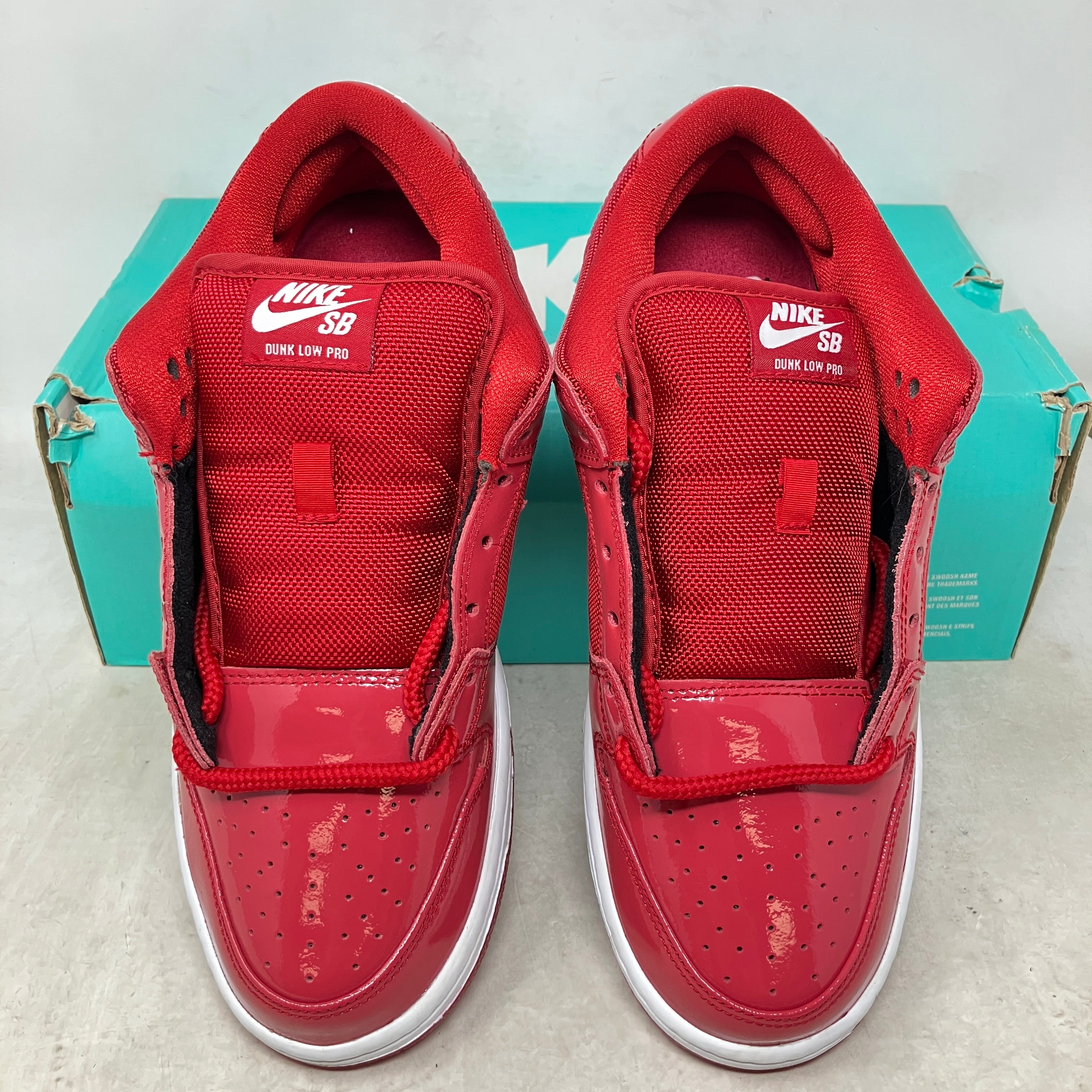 Nike SB Dunk Low Red Patent Leather