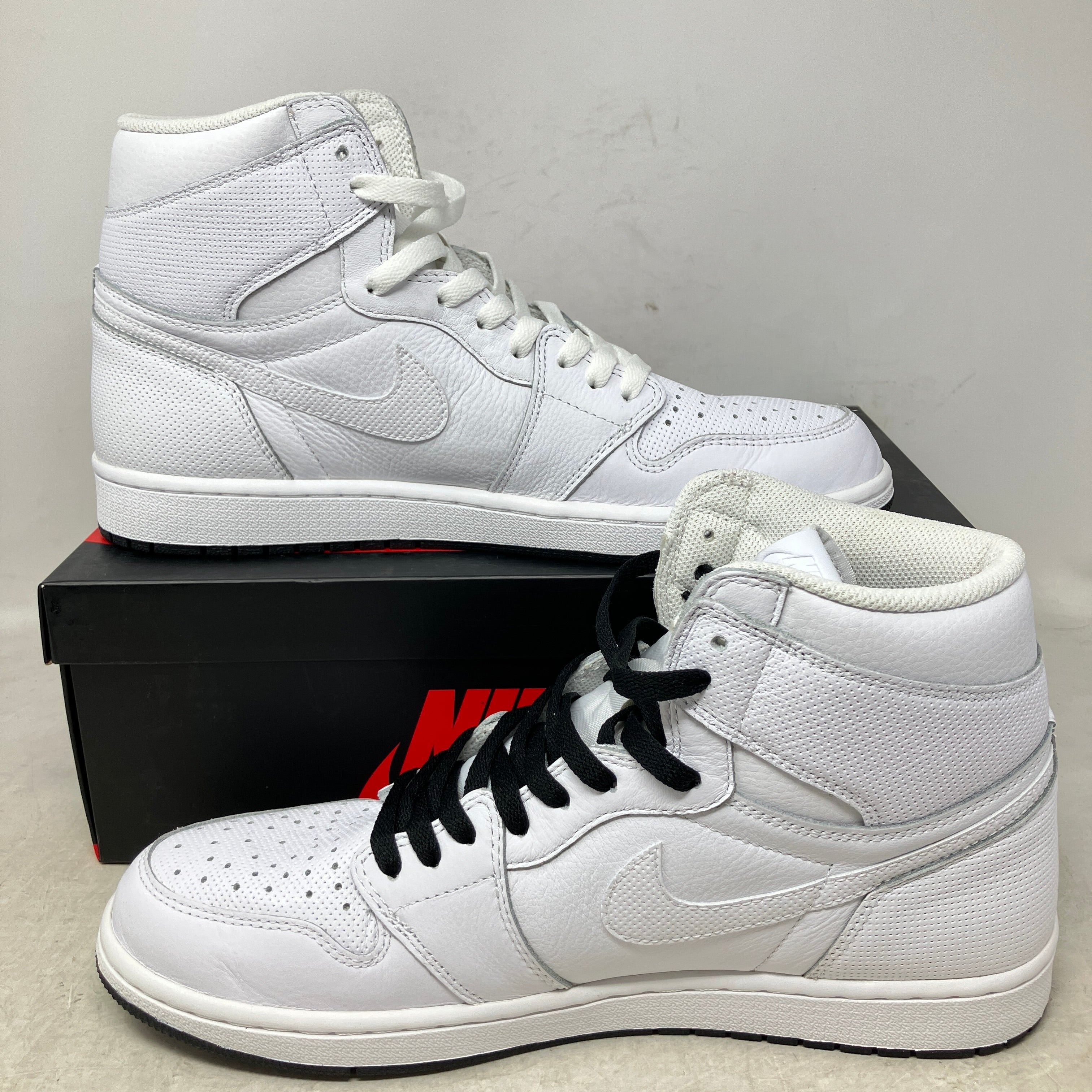 Jordan 1 Retro White Perforated