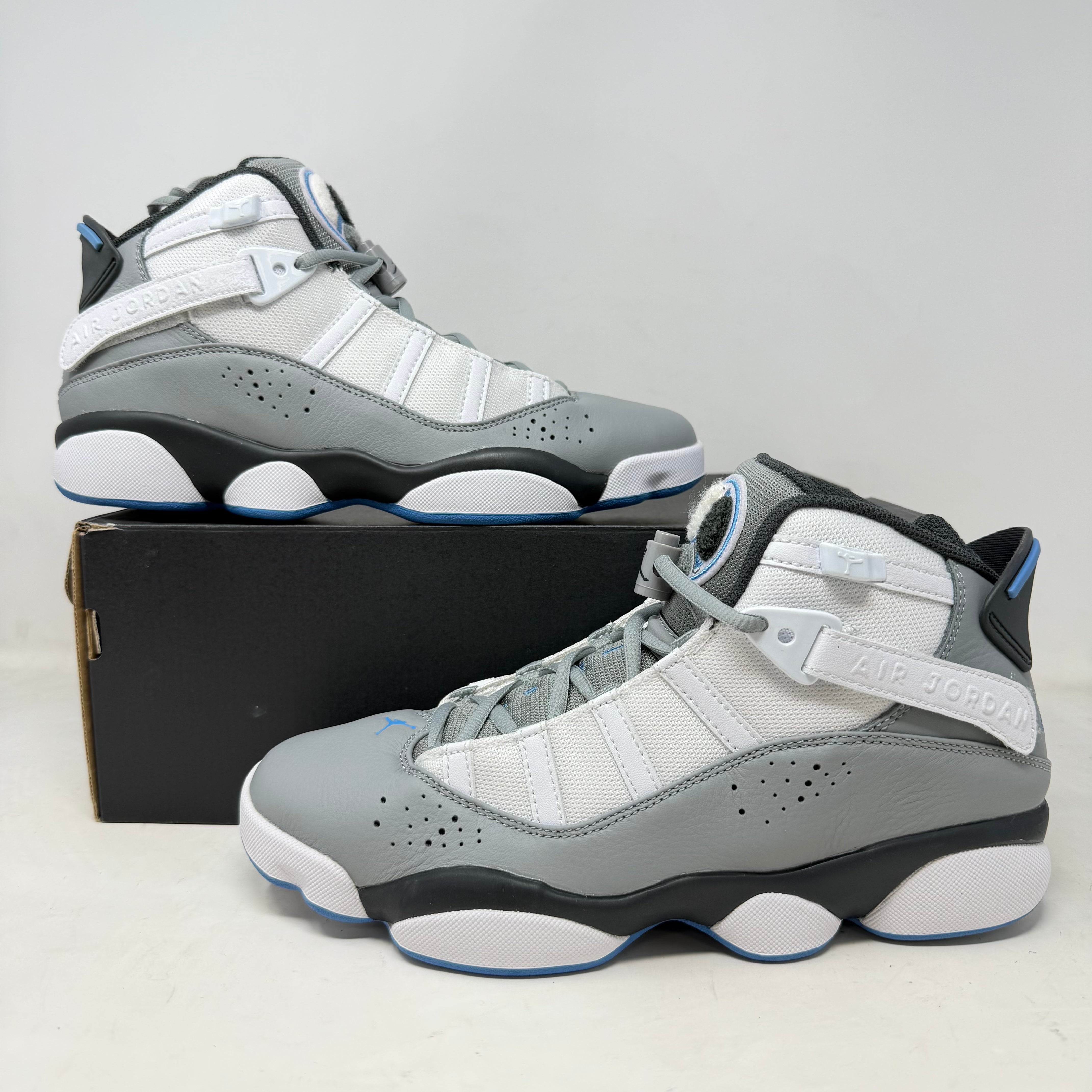Jordan 6 Rings White Particle Grey Dutch Blue