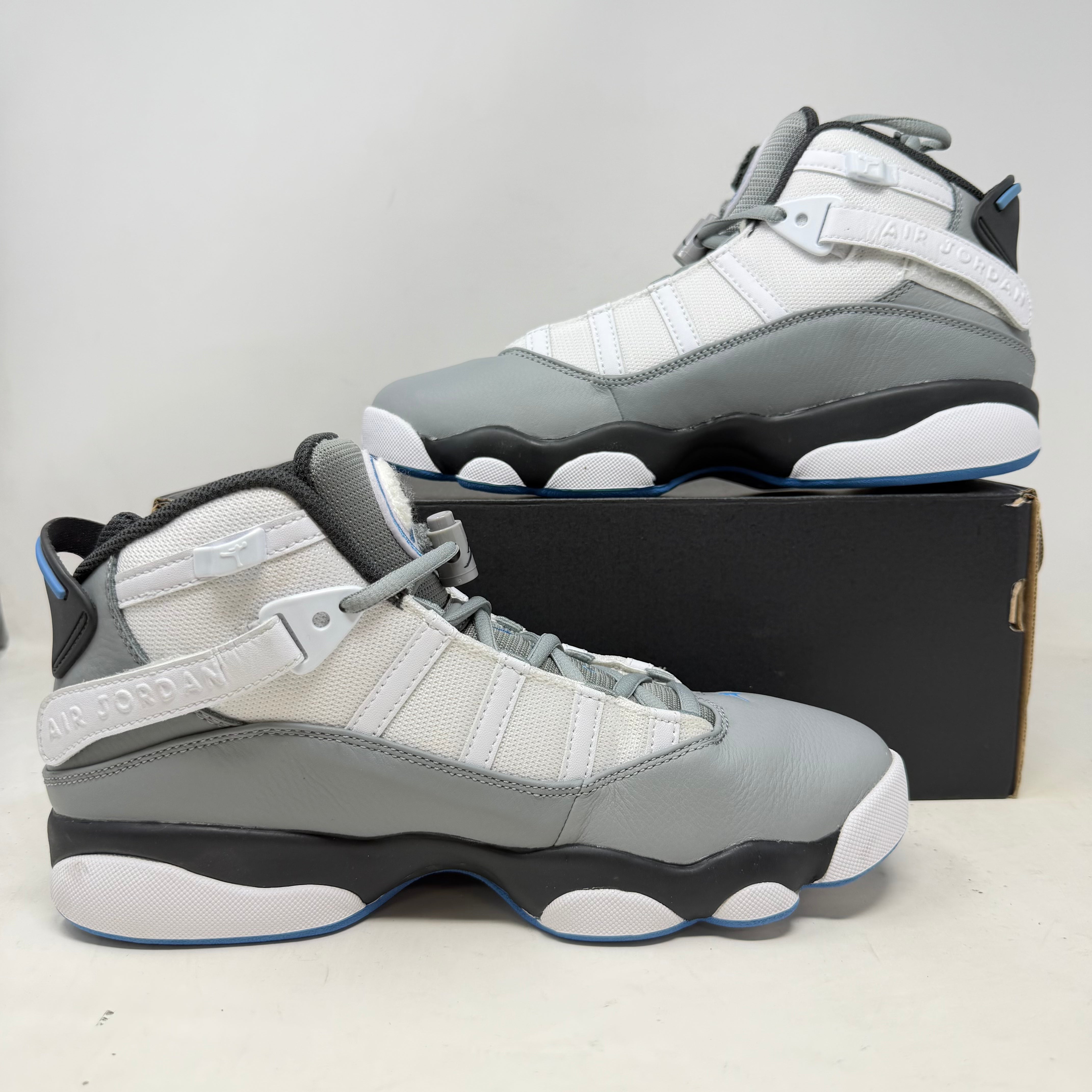 Jordan 6 Rings White Particle Grey Dutch Blue
