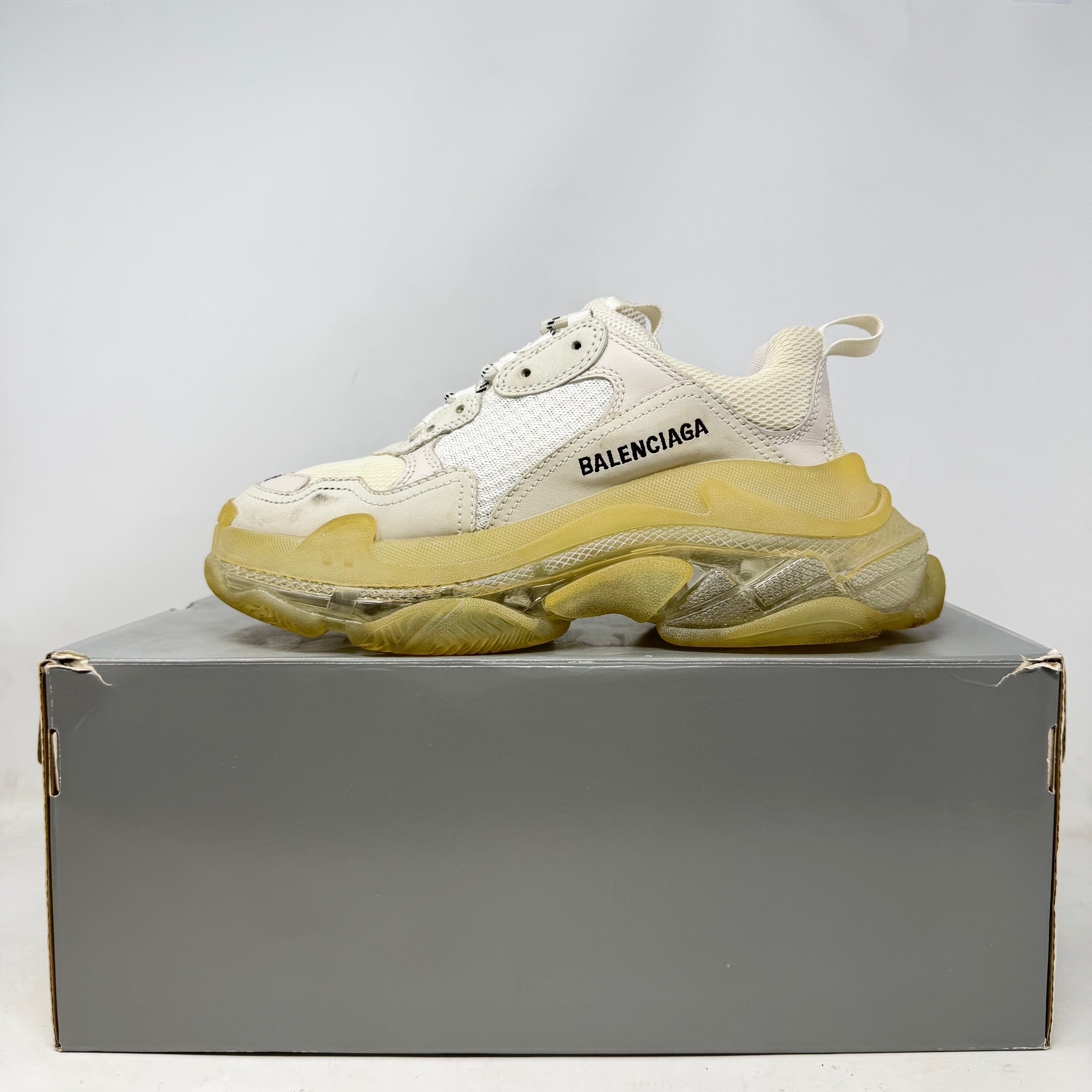 Balenciaga Triple S Clear Sole White (Women's)
