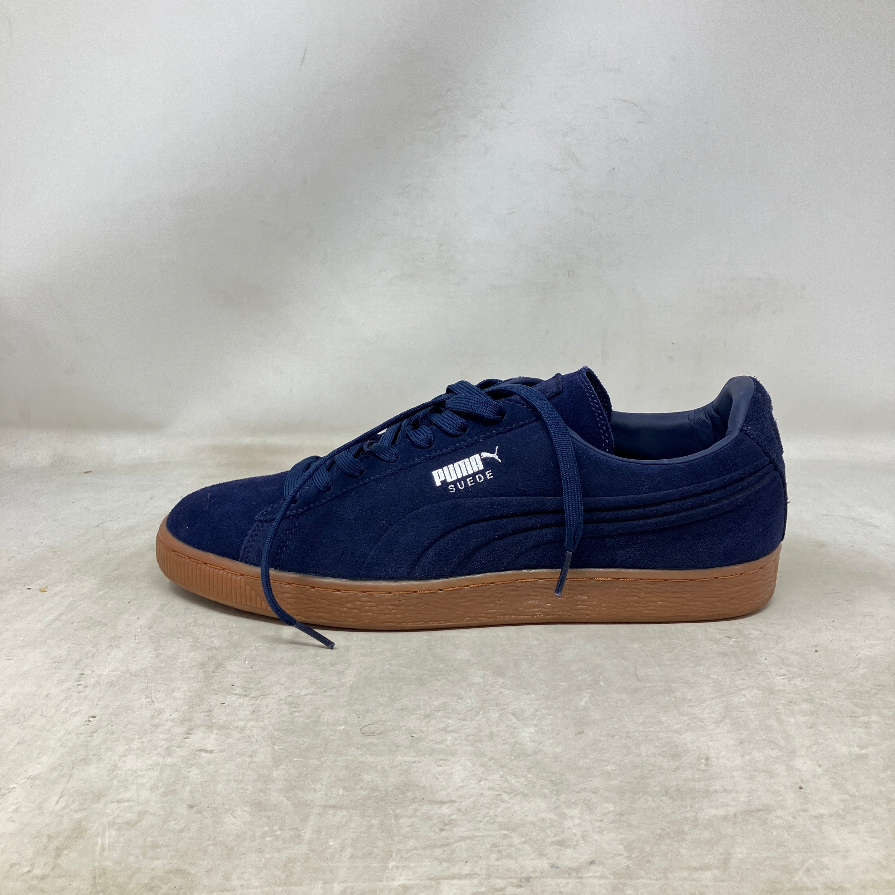 Puma Suede Dark Blue Tan