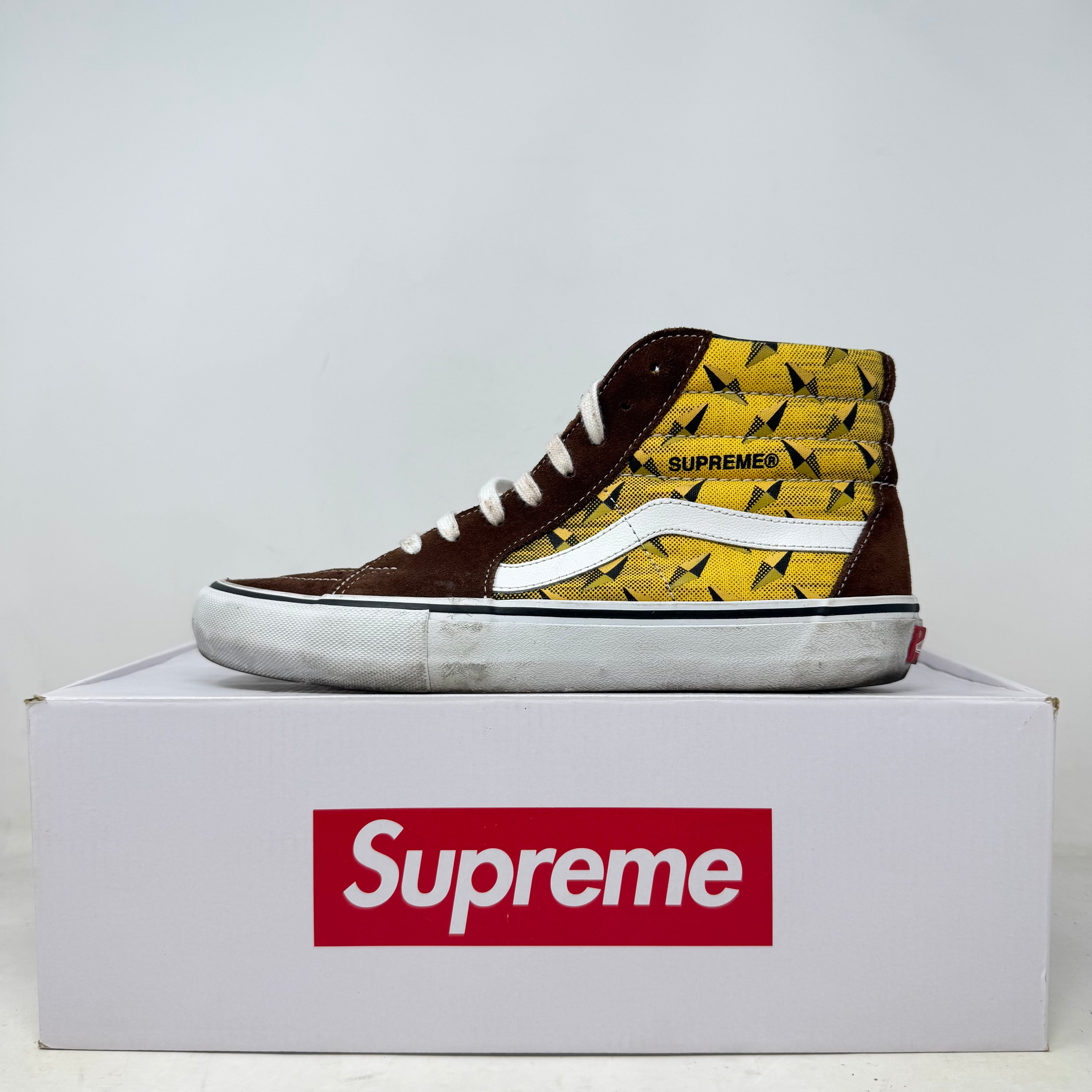Vans Sk8-Hi Supreme Diamond Plate Brown