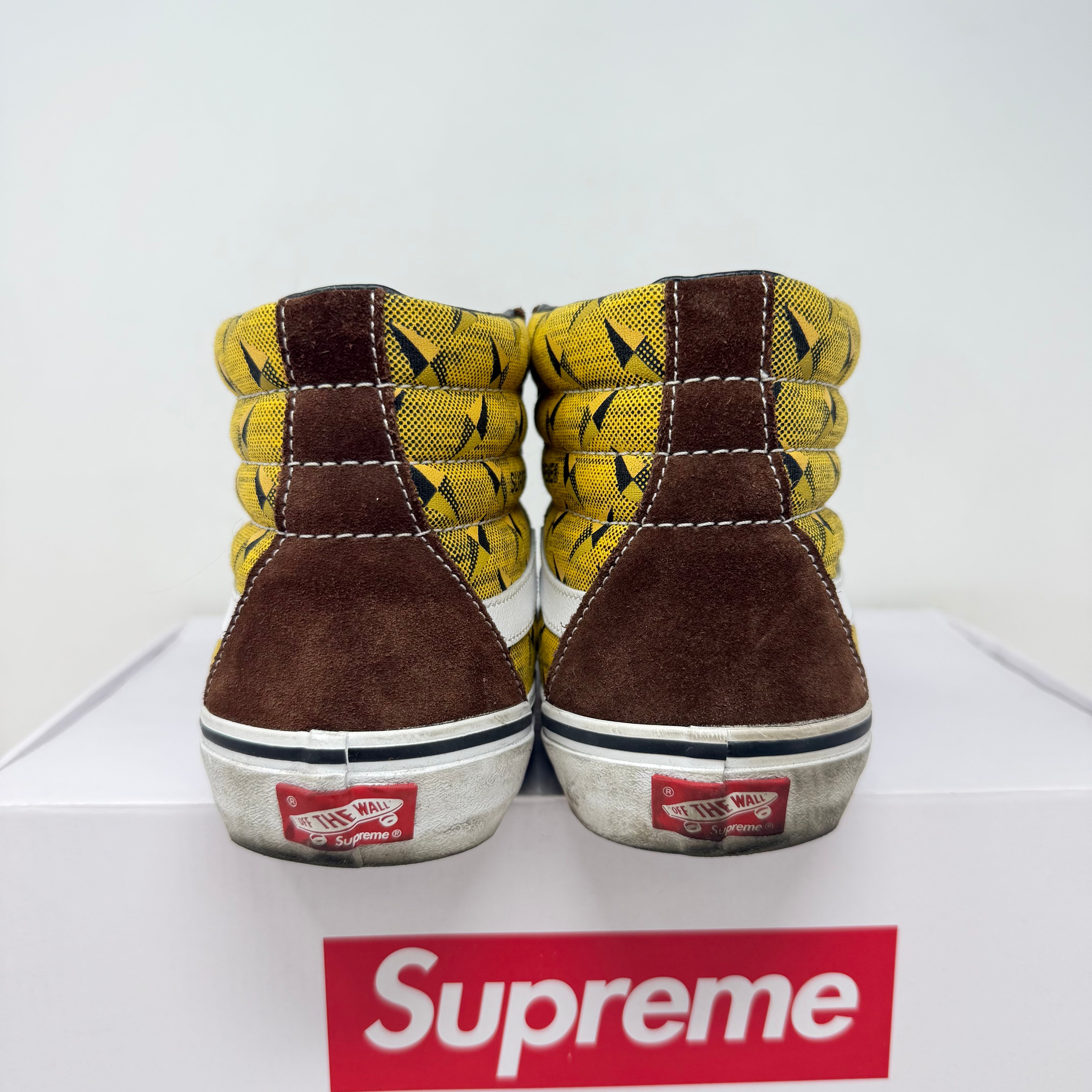 Vans Sk8-Hi Supreme Diamond Plate Brown