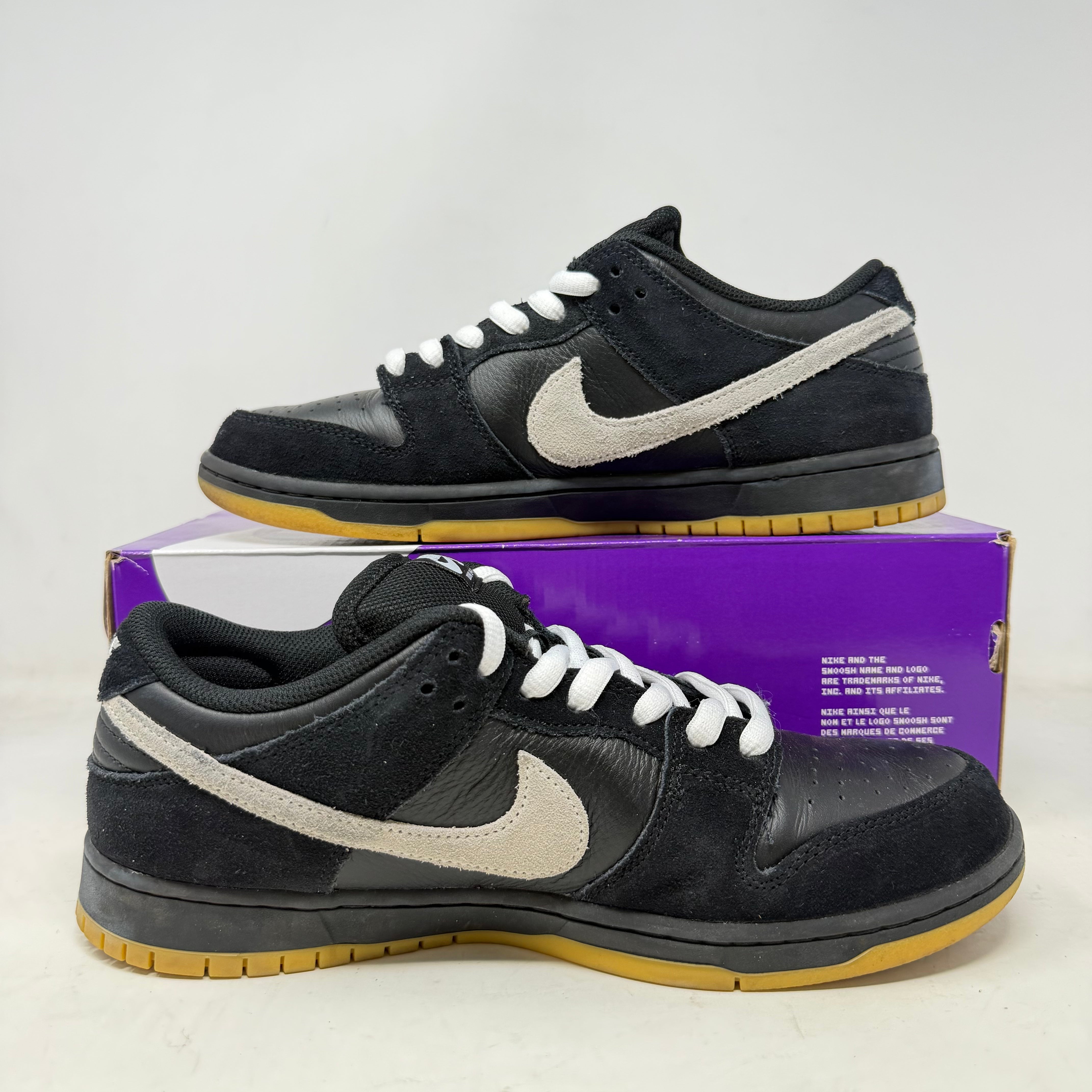Nike Dunk Low Pro SB Black White Gum