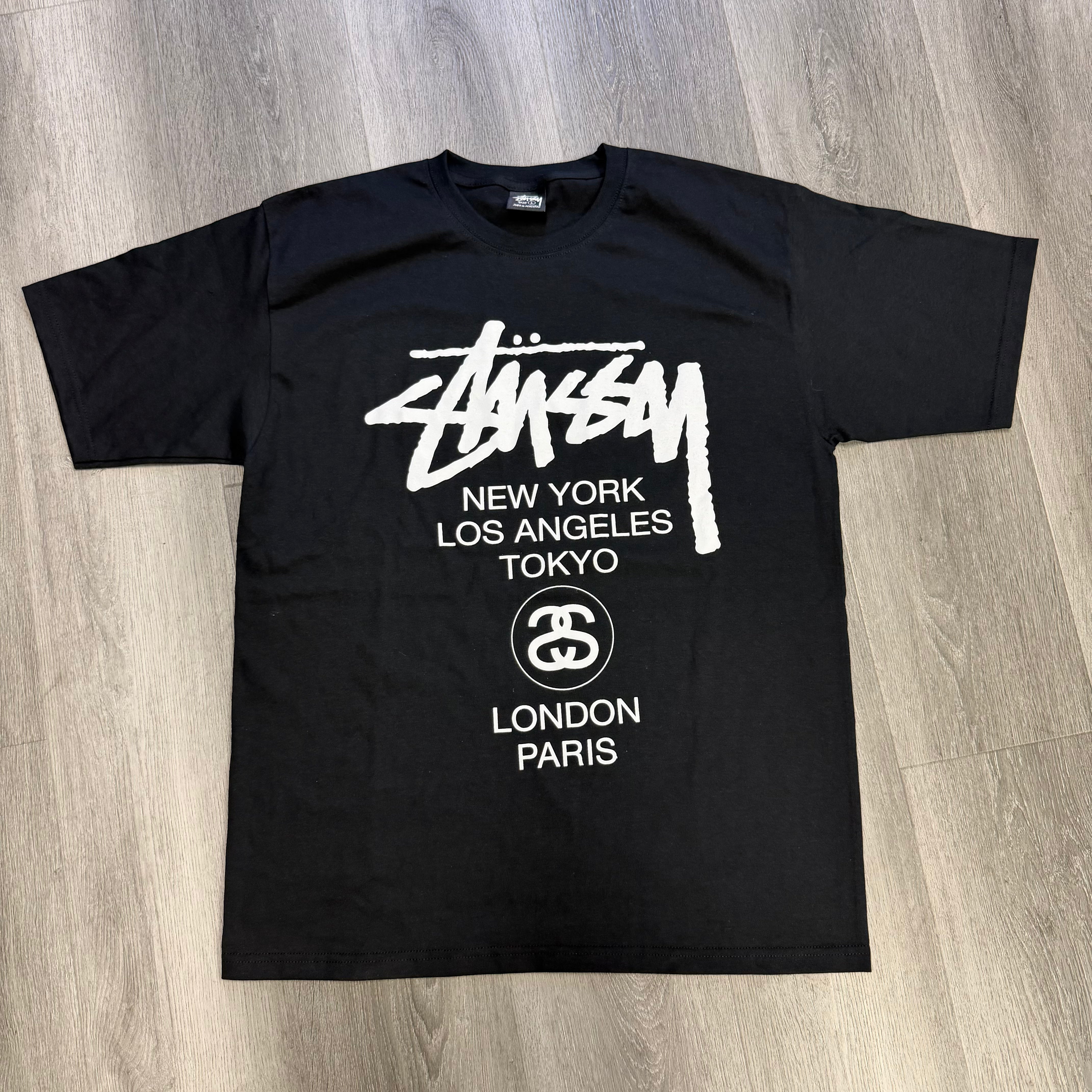 Stussy World Tour Tee Black