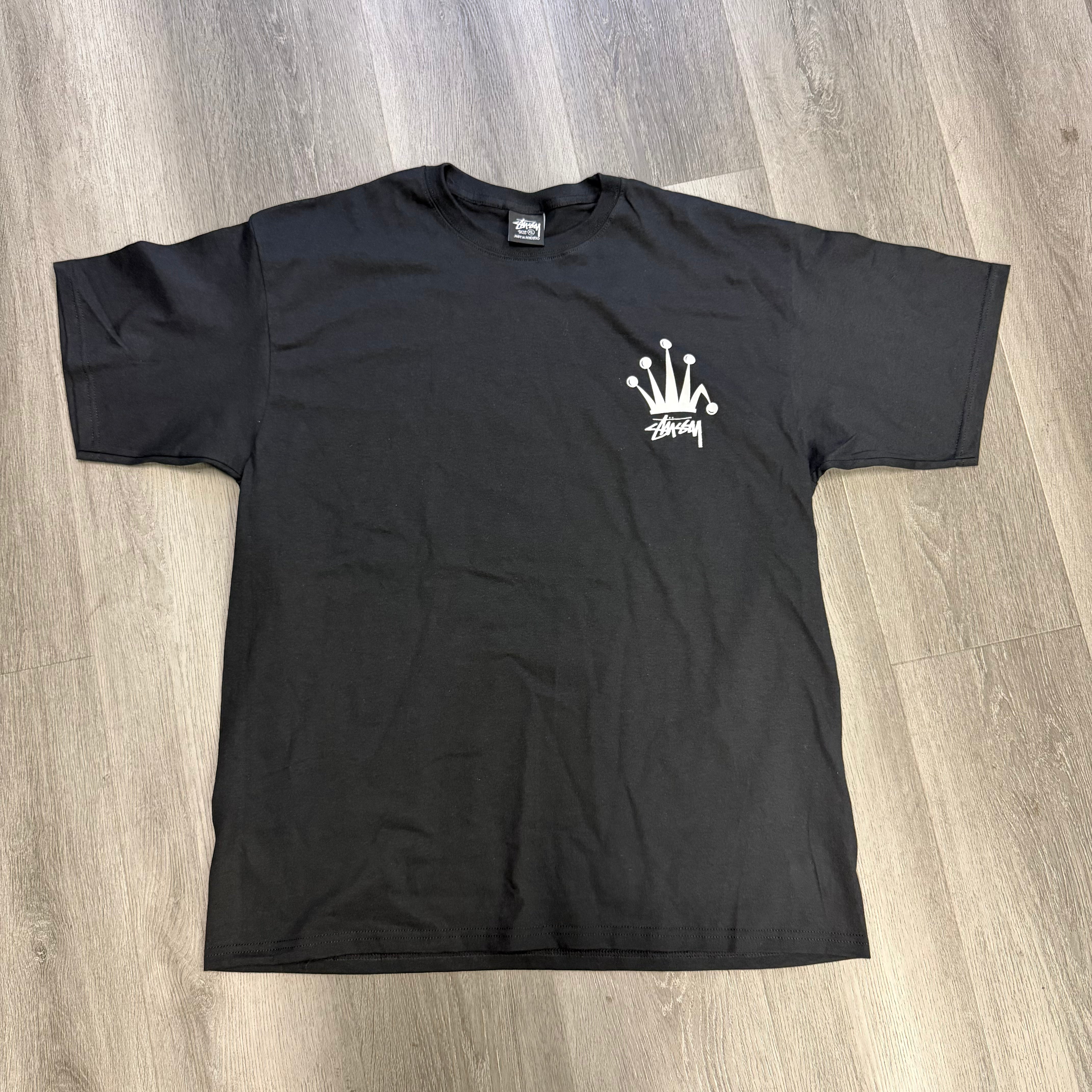 Stussy Regal Crown Pigment Dyed Tee Black