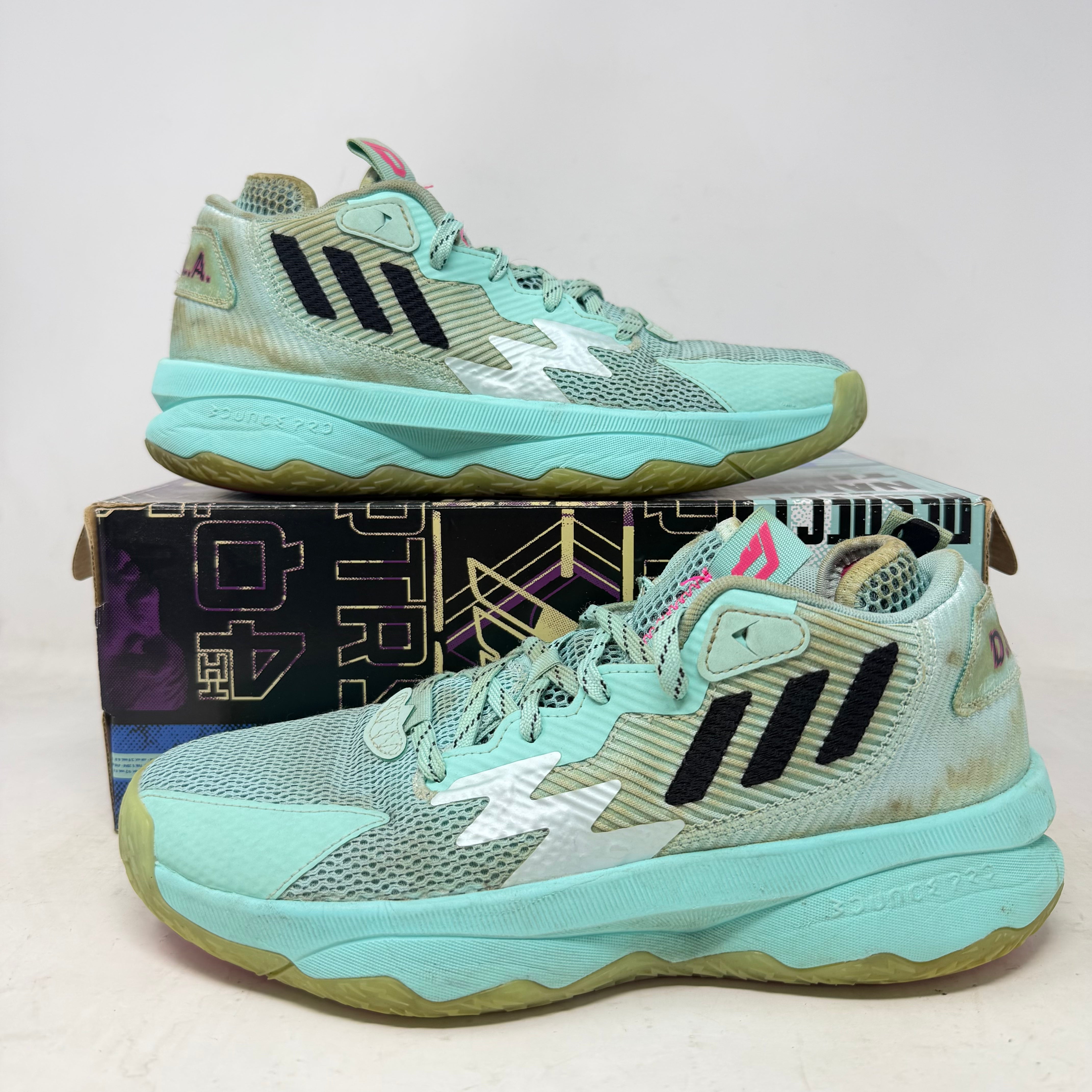 adidas Dame 8 Dame Dalla Light Blue Pink