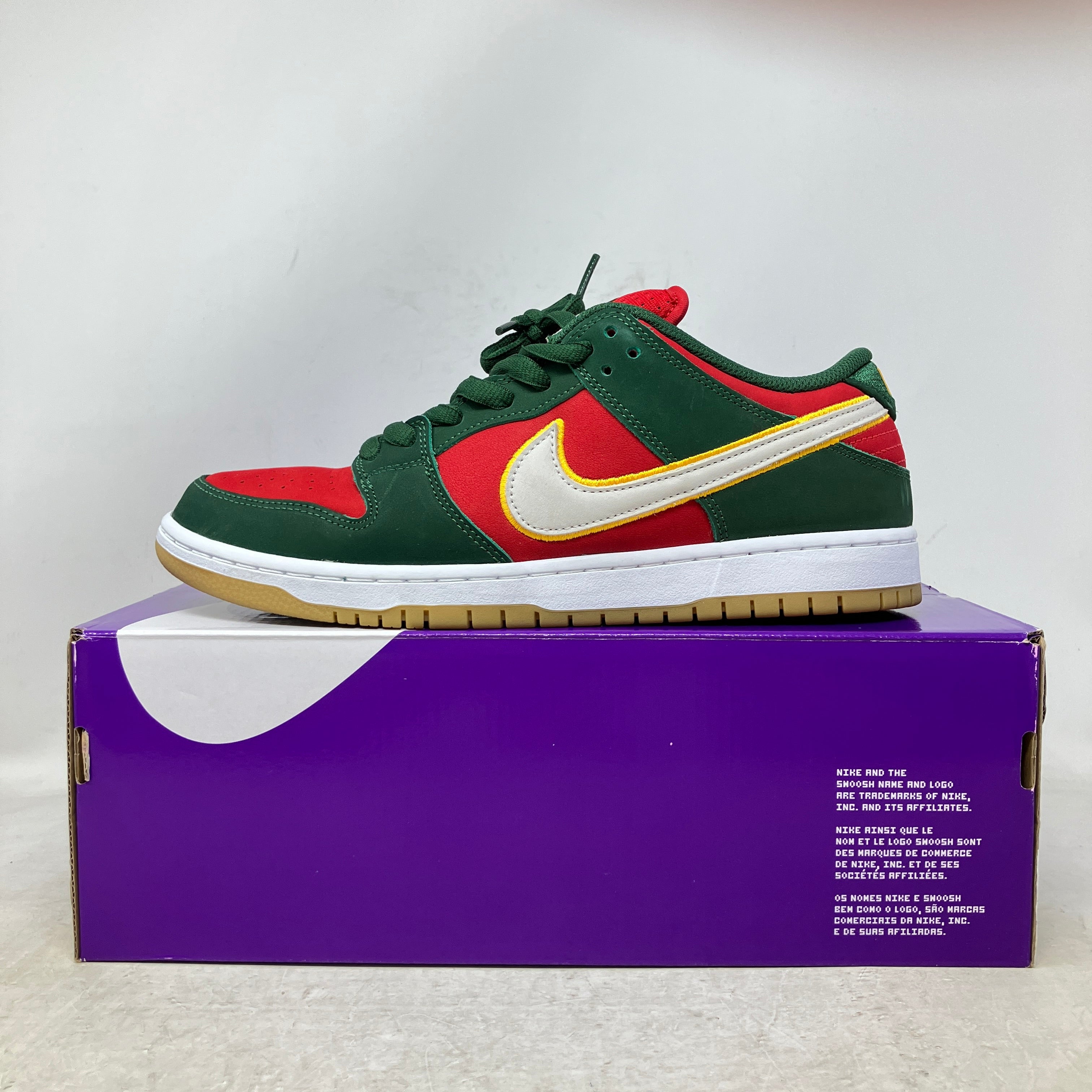 Nike SB Dunk Low Pro PRM Seattle Supersonics